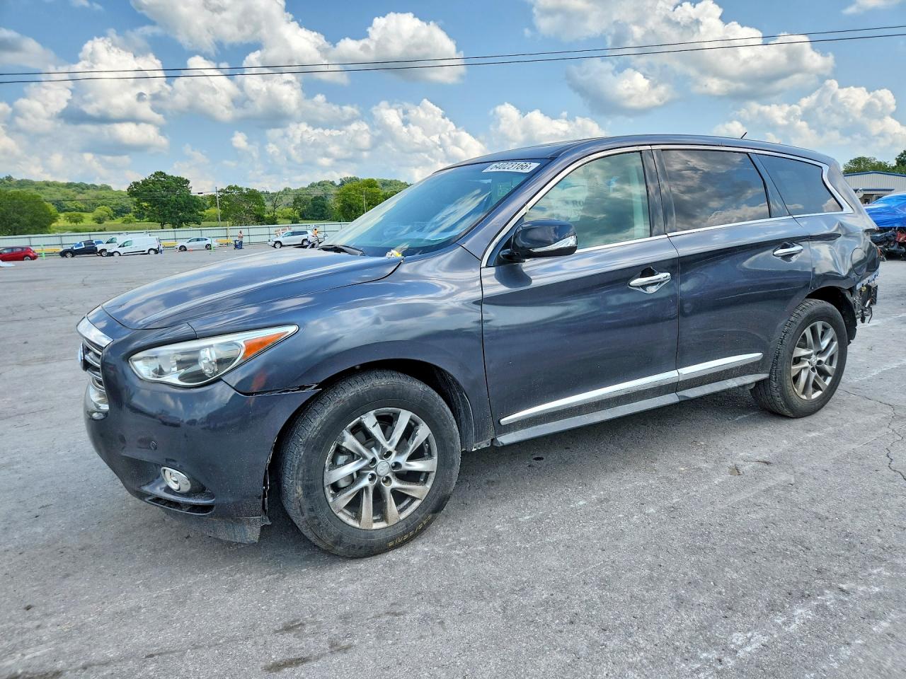 2014 Infiniti QX60, VIN 5N1AL0MN2EC523927 — Rear end