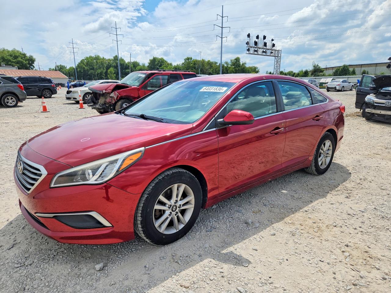 2016 Hyundai Sonata SE, VIN 5NPE24AF0GH354060 — Vandalism