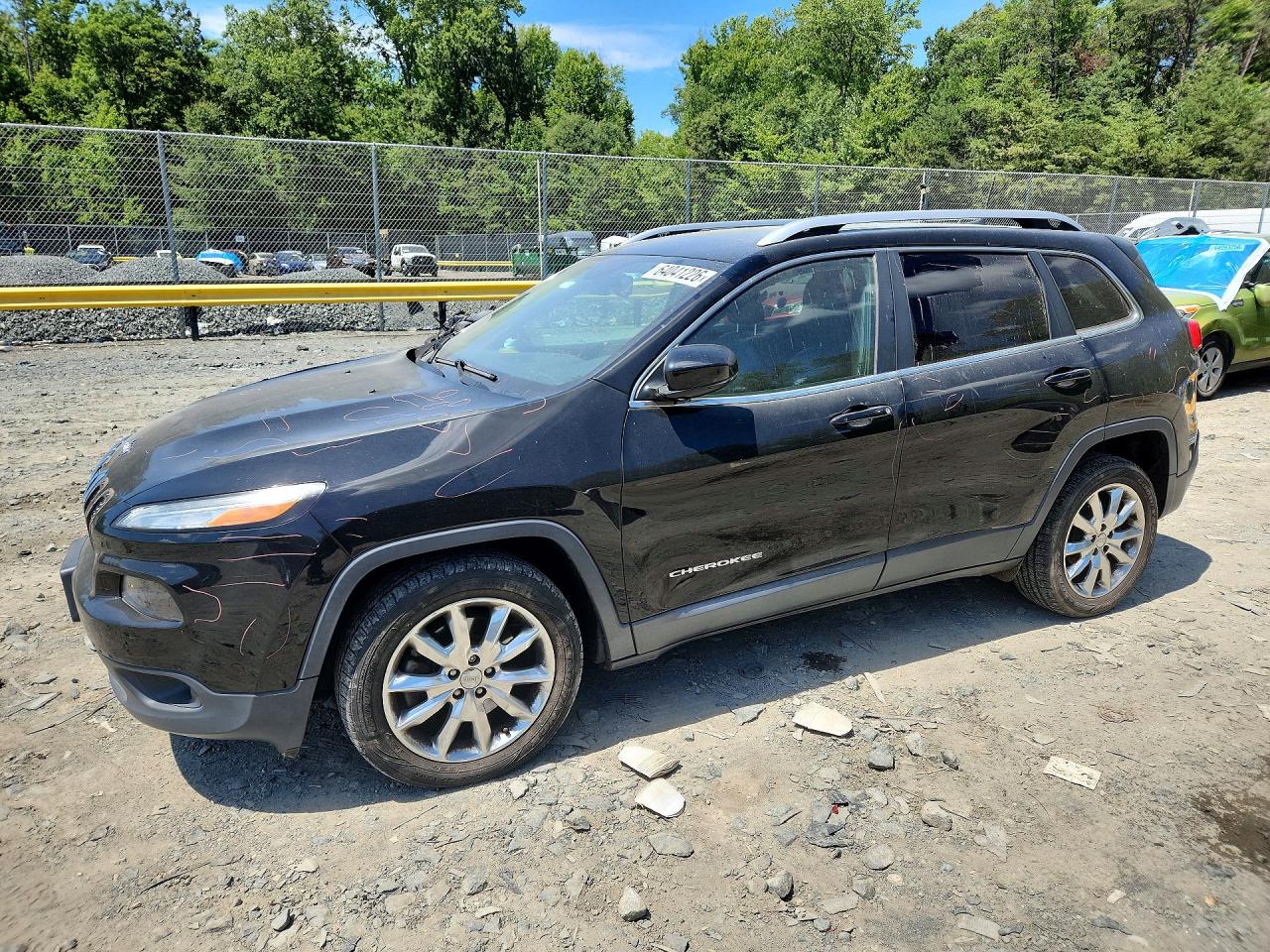 2017 Jeep Cherokee Limited, VIN 1C4PJLDB7HW516891 — Front end