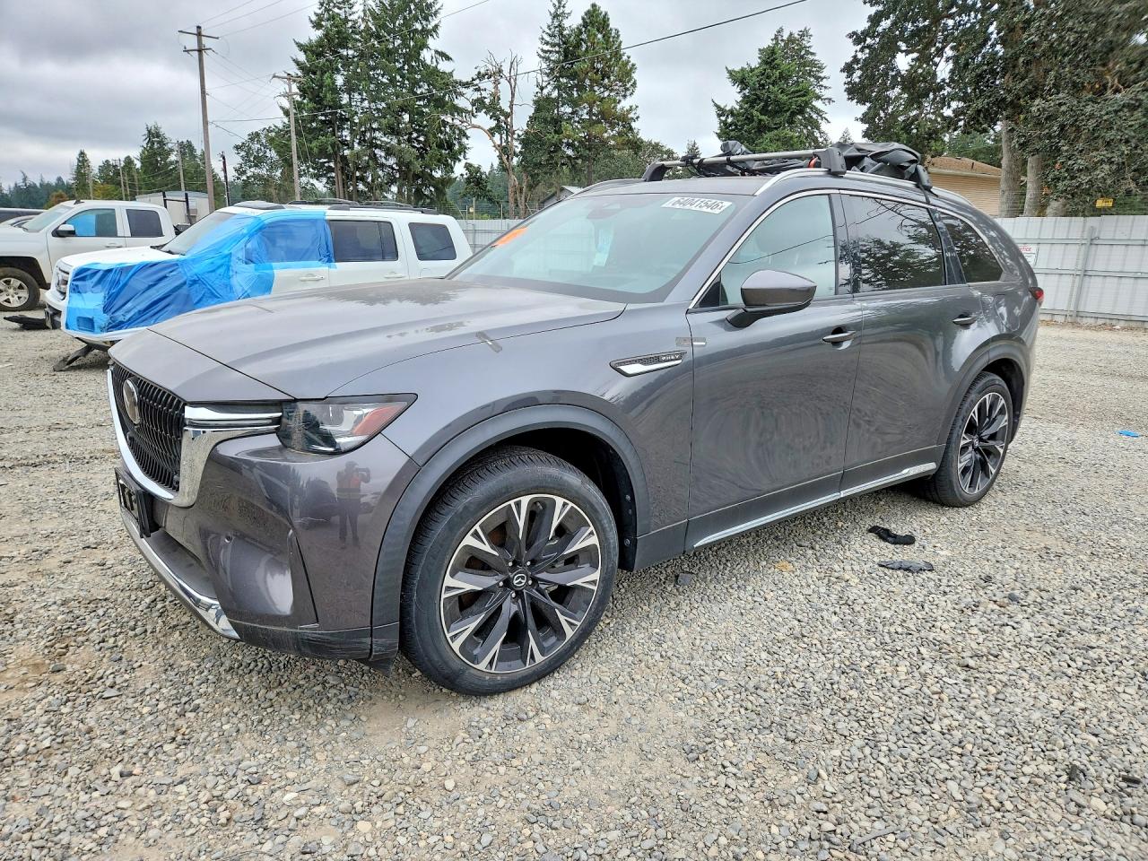 2024 Mazda CX-90 Premium Plus, VIN JM3KKEHAXR1122392 — Вандализм