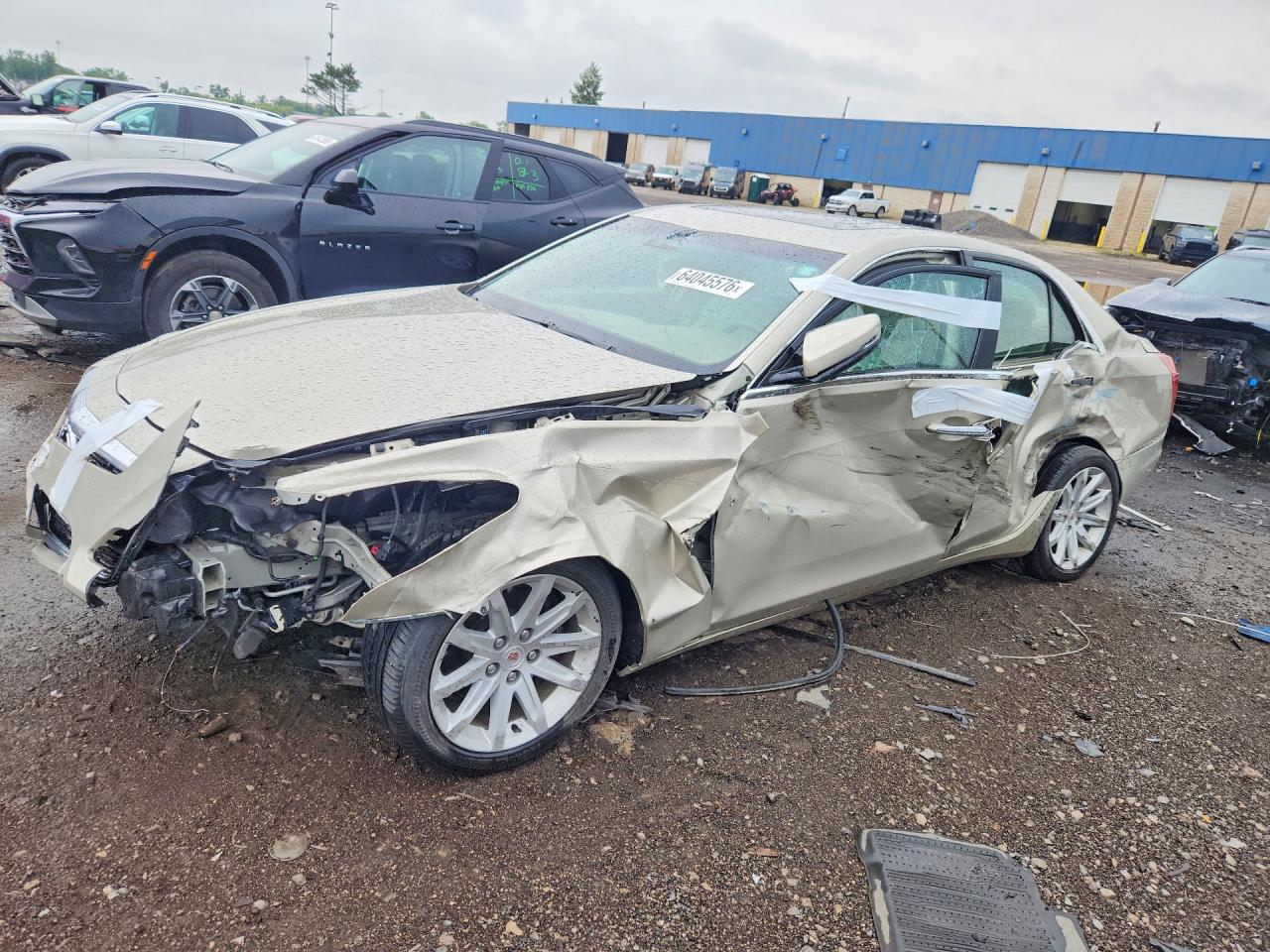 2014 Cadillac CTS Luxury RWD, VIN 1G6AR5SXXE0150435 — Side
