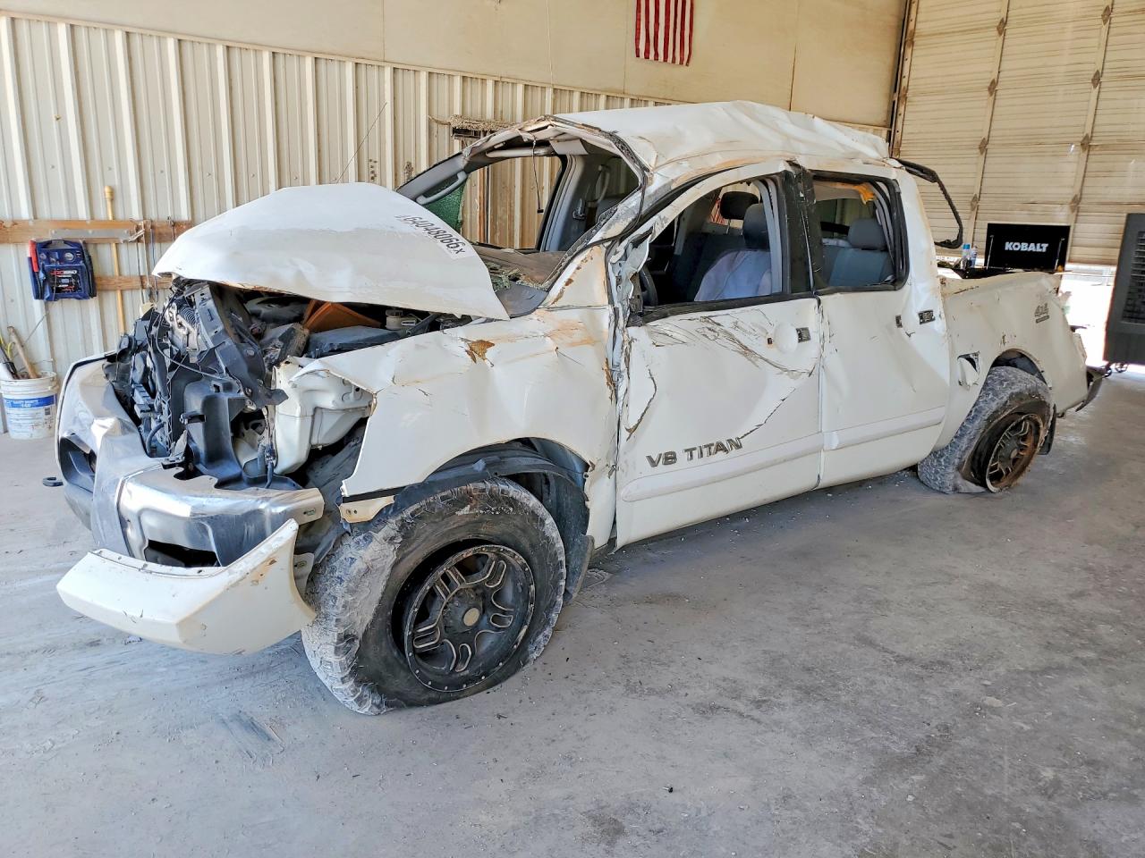 2006 Nissan Titan SE, VIN 1N6BA07B96N521773 — Опрокидывание