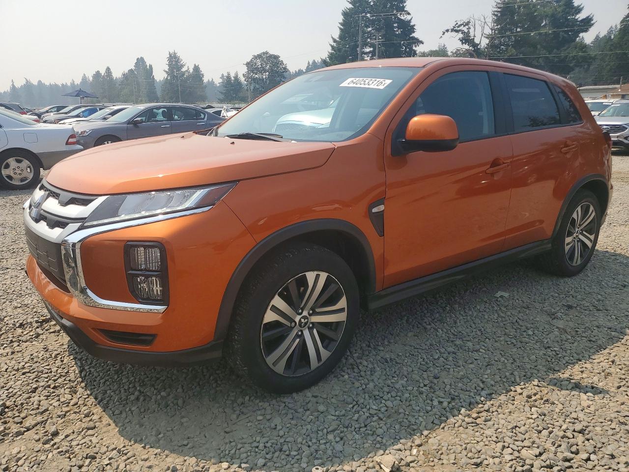 2022 Mitsubishi Outlander ES, VIN JA4APUAU8NU004381 — Rear end