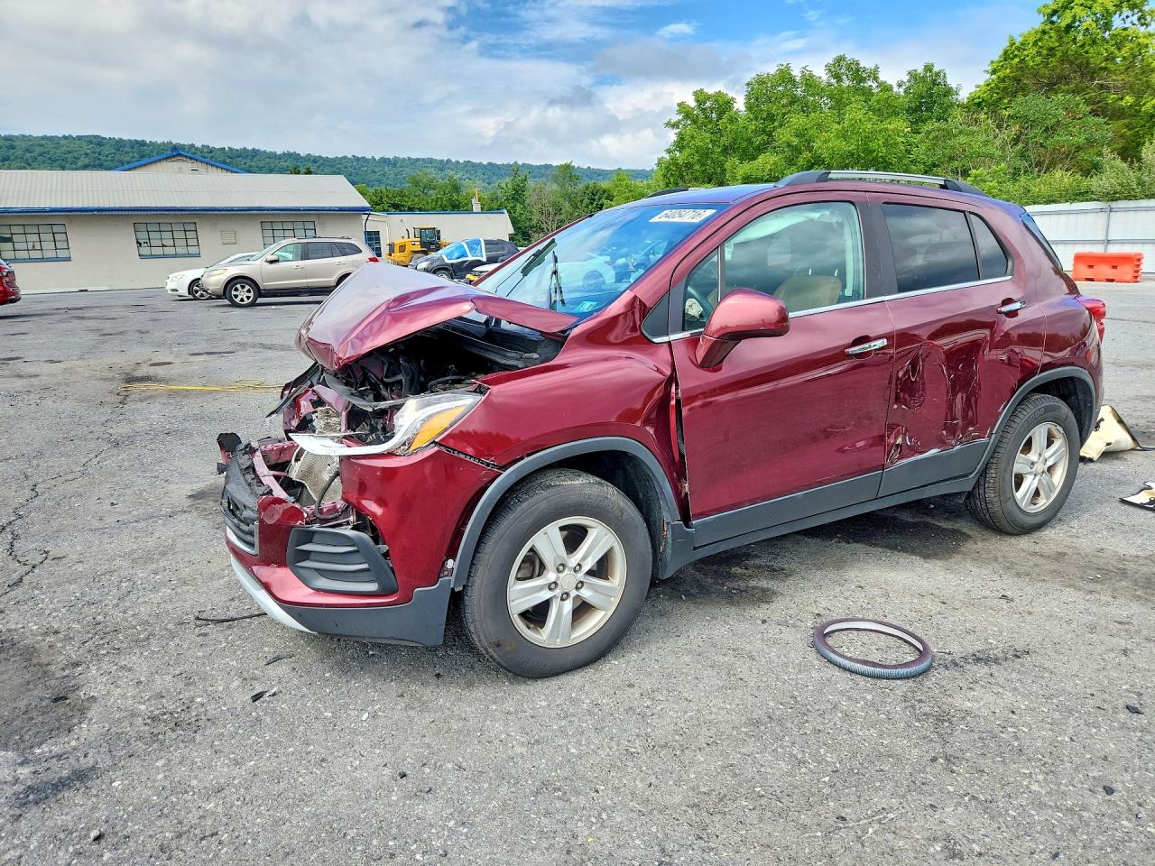 2017 Chevrolet Trax LT, VIN 3GNCJPSB9HL275860 — Front end