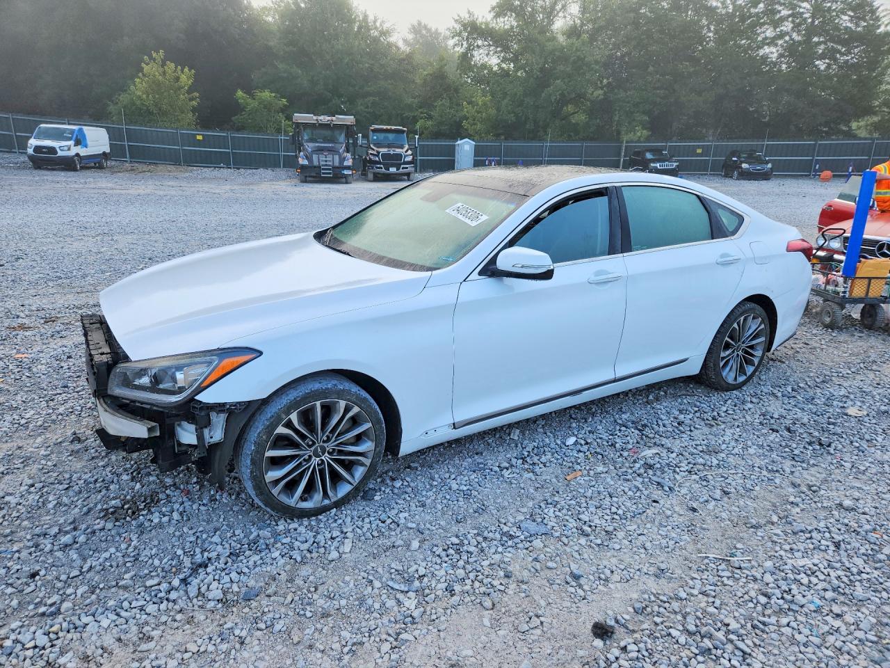2015 Hyundai Genesis 3.8L, VIN KMHGN4JE1FU058021 — Перед
