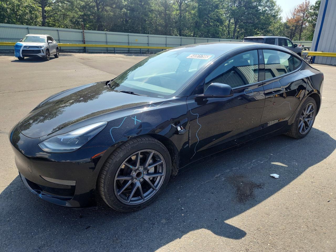 2023 Tesla Model 3, VIN 5YJ3E1EA9PF453129 — Front end