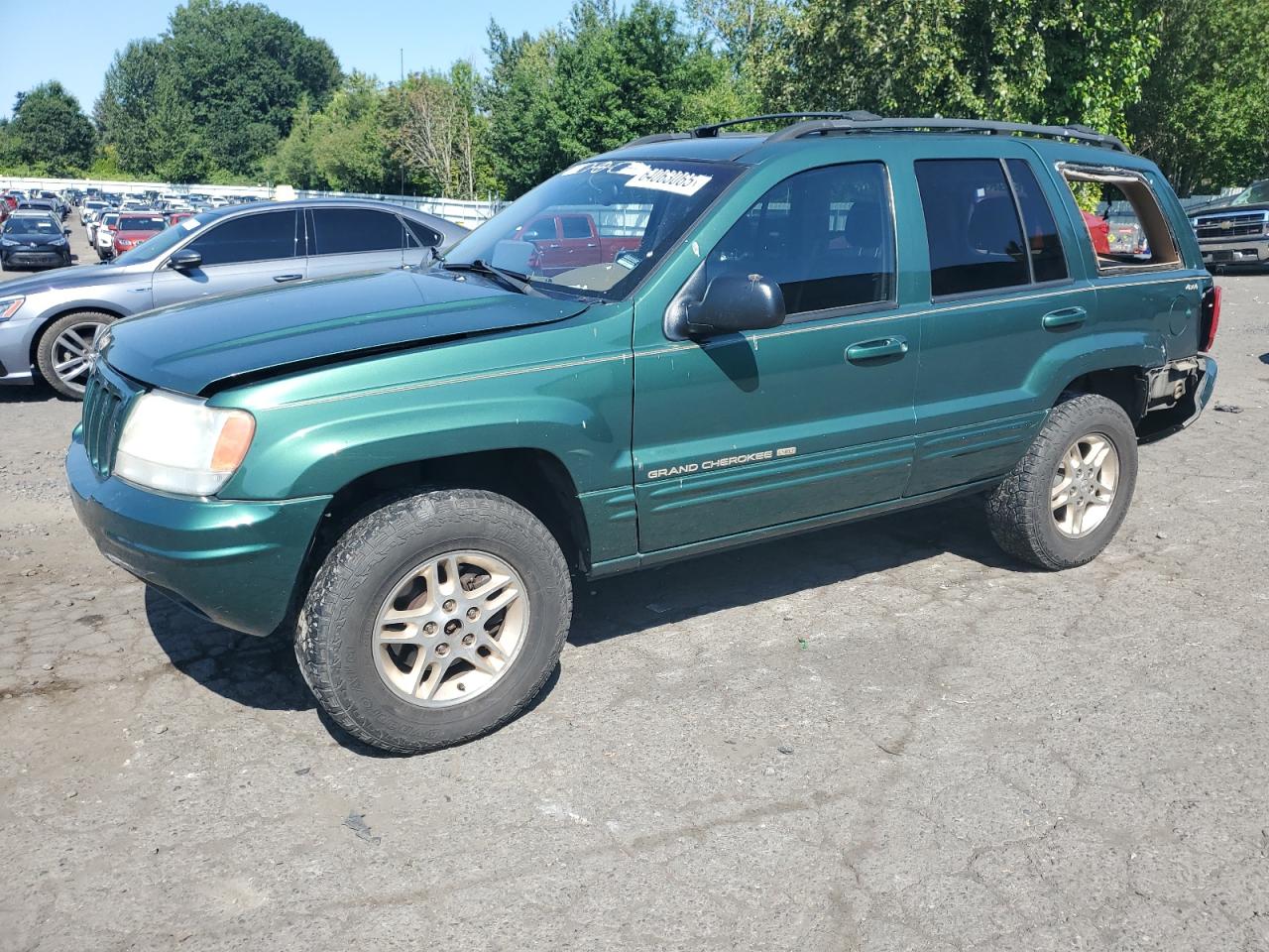 1999 Jeep Grand Cherokee Limited, VIN 1J4GW68S9XC652480 — Rear end