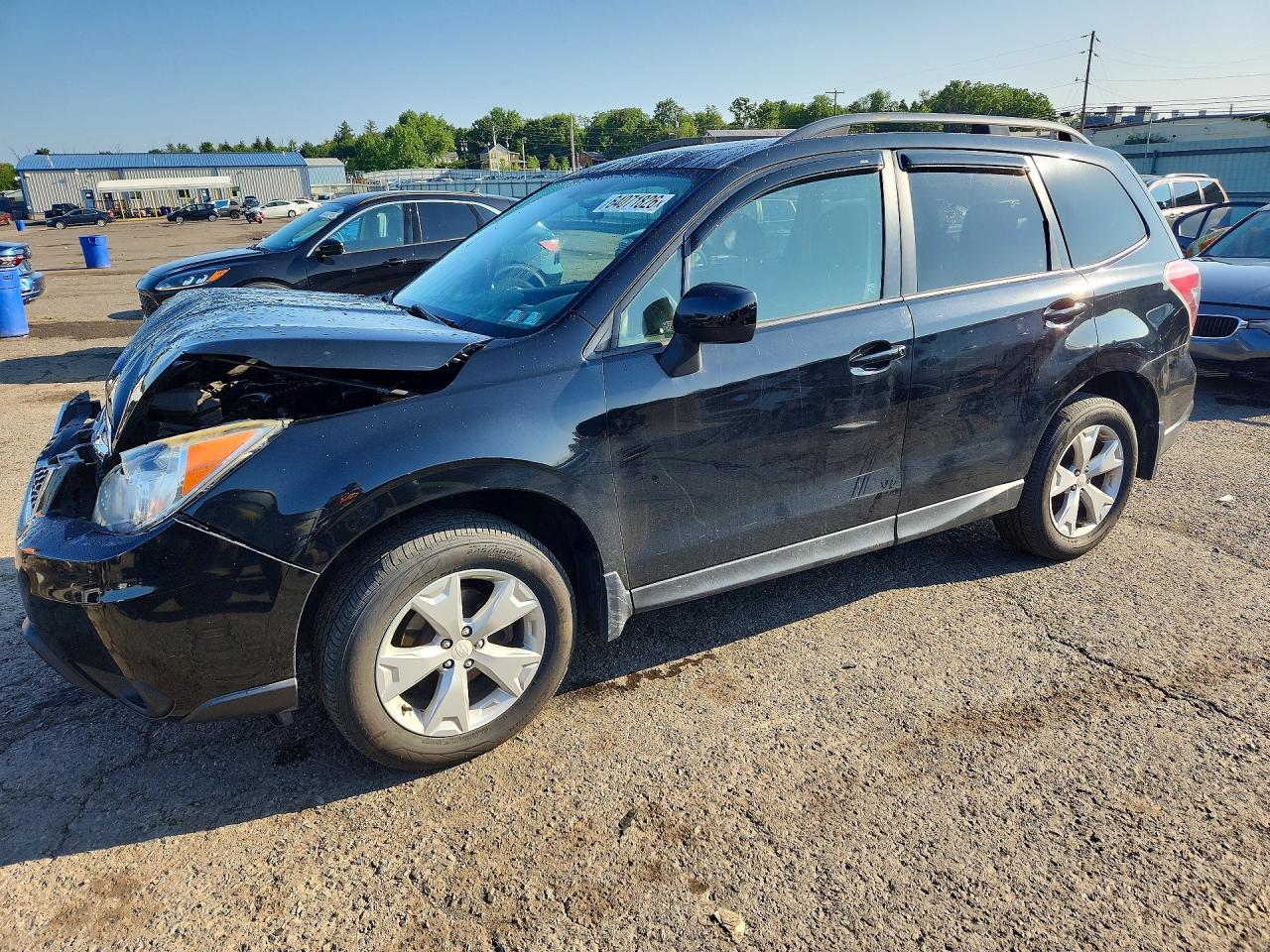 2015 Subaru Forester Premium, VIN JF2SJADC0FH499216 — Front end