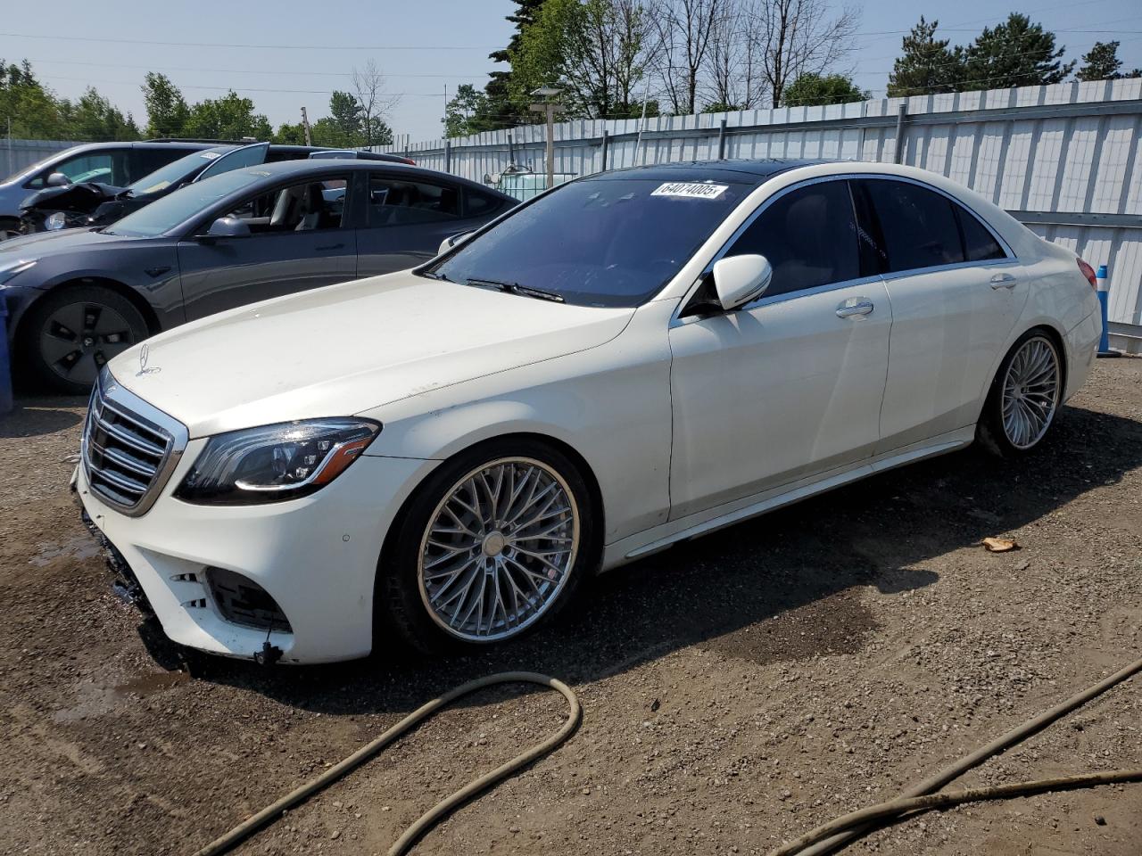 2019 Mercedes-Benz S, VIN WDDUF8GBXKA477009 — Front end