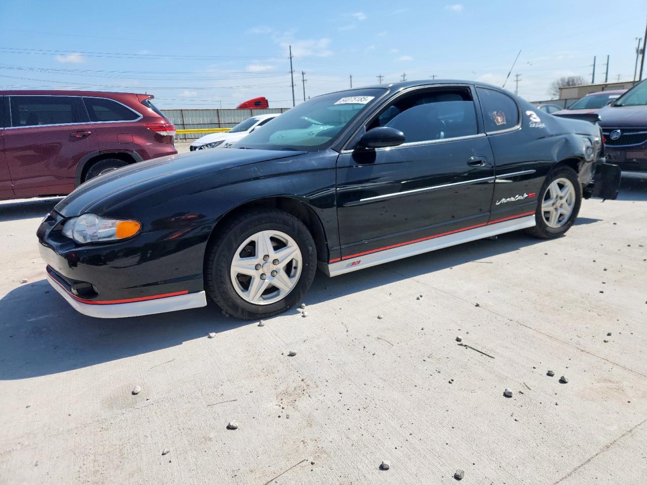 2002 Chevrolet Monte Carlo SS, VIN 2G1WX15K129254274 — Rear end