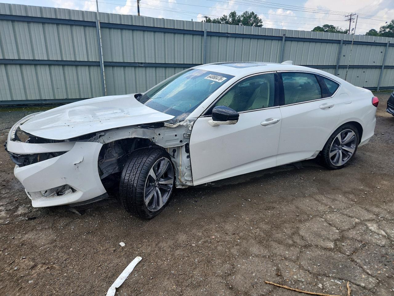 2021 Acura TLX Advance, VIN 19UUB5F69MA008278 — Front end