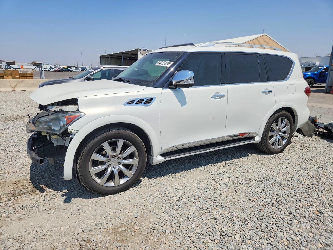 2011 Infiniti QX56 8-passenger, VIN JN8AZ2NC8B9302731 — Front end
