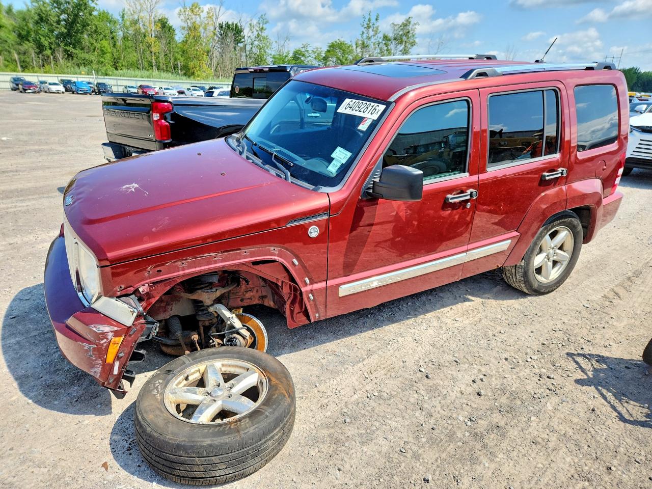 2009 Jeep Liberty Limited, VIN 1J8GN58K19W539877 — Перед