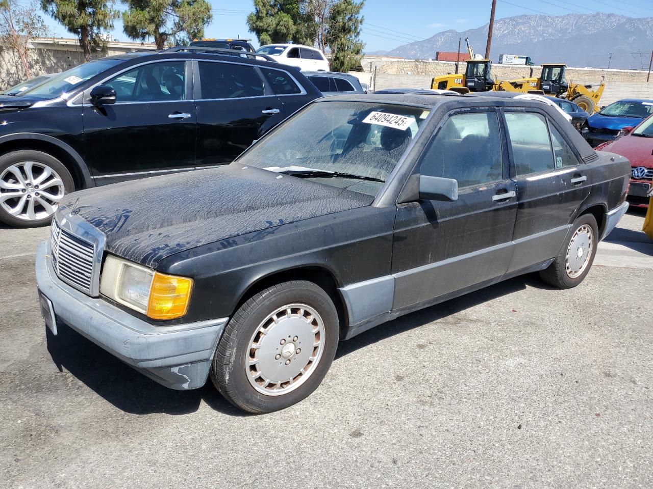 1989 Mercedes-Benz 190, VIN WDBDA29D8KF549153 — Normal wear