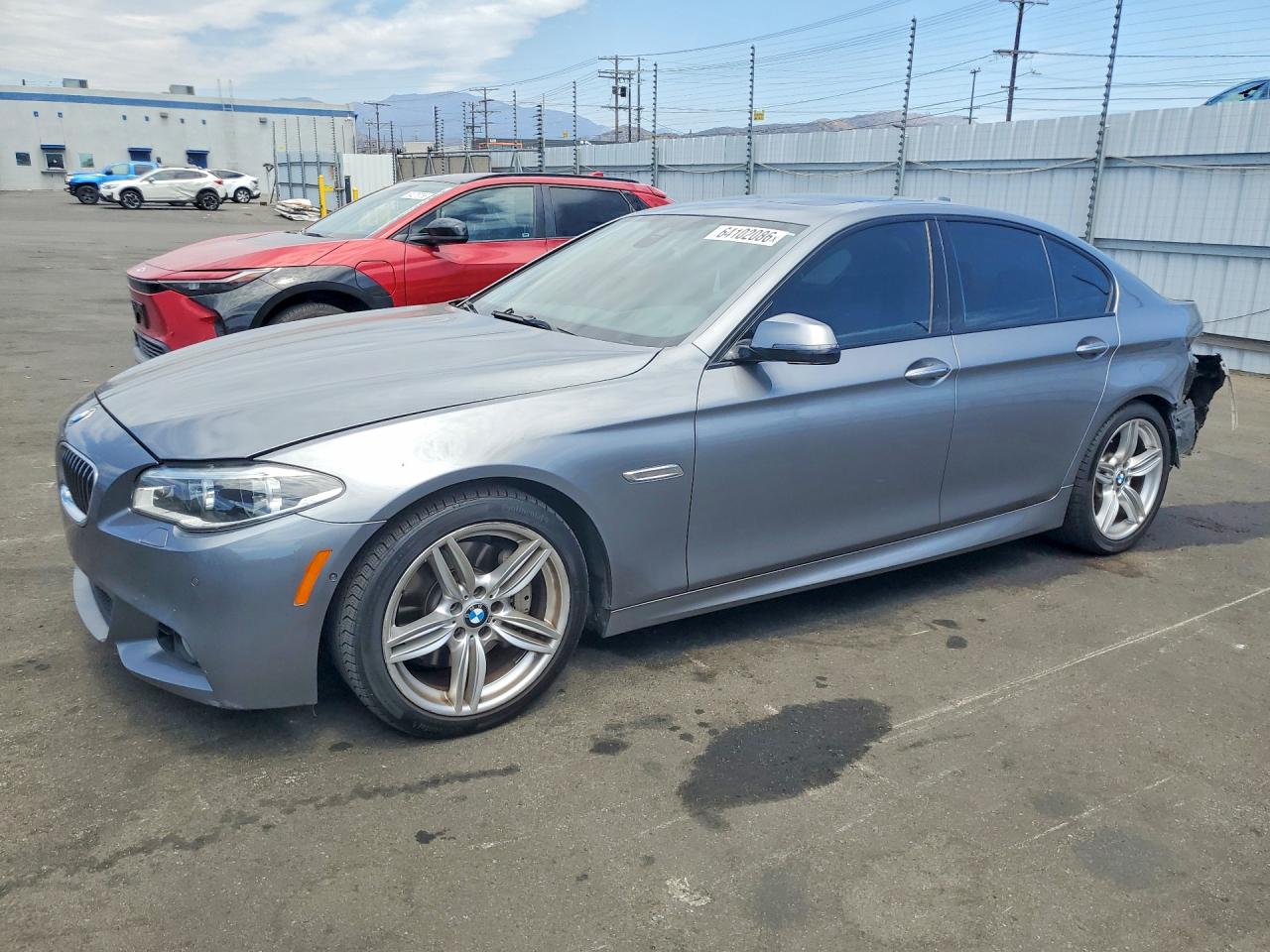 2014 BMW 5 Series 535i, VIN WBA5B1C52ED478589 — Rear end