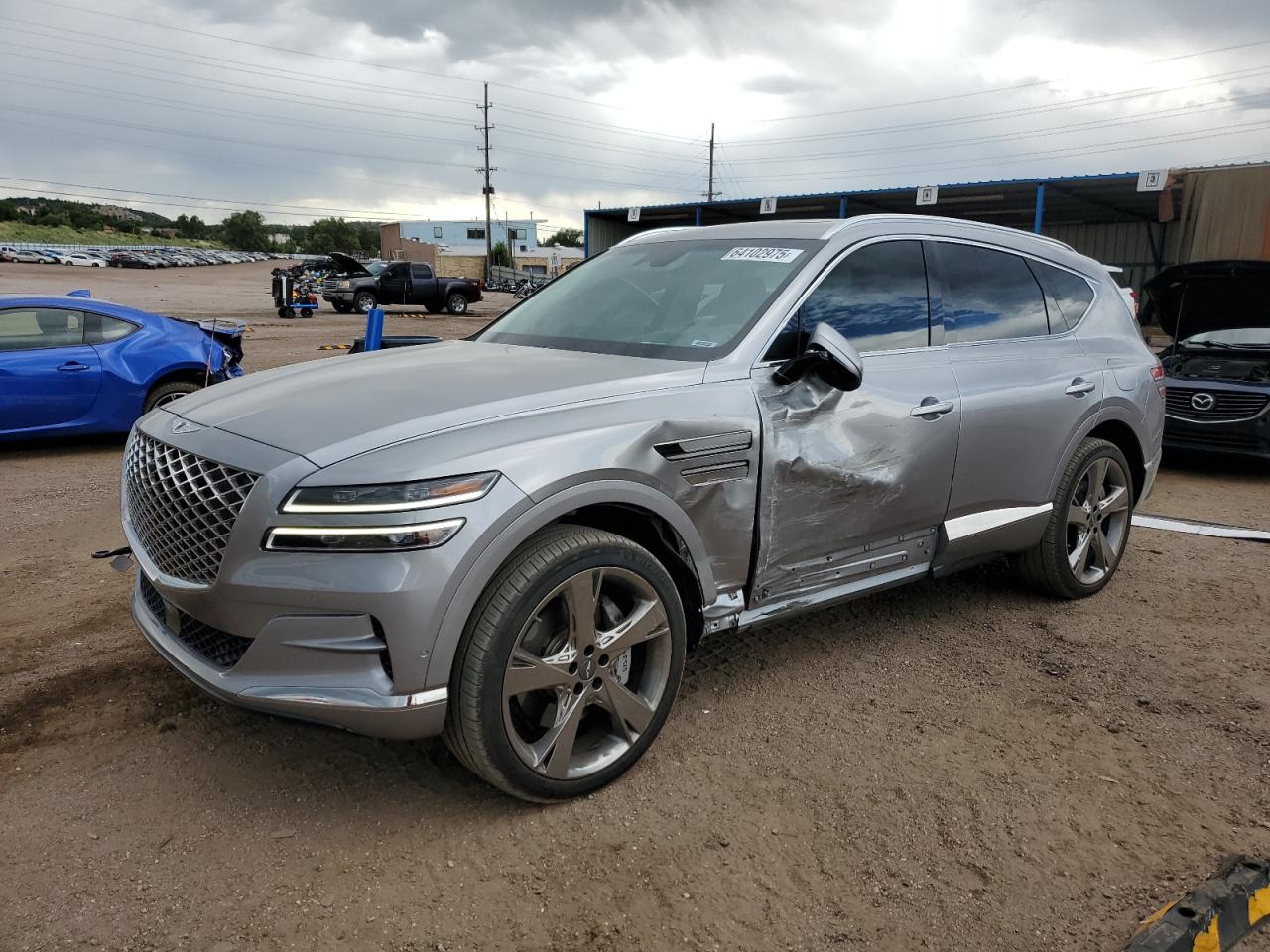 2024 Genesis GV80, VIN KMUHBDSB8RU165249 — Side