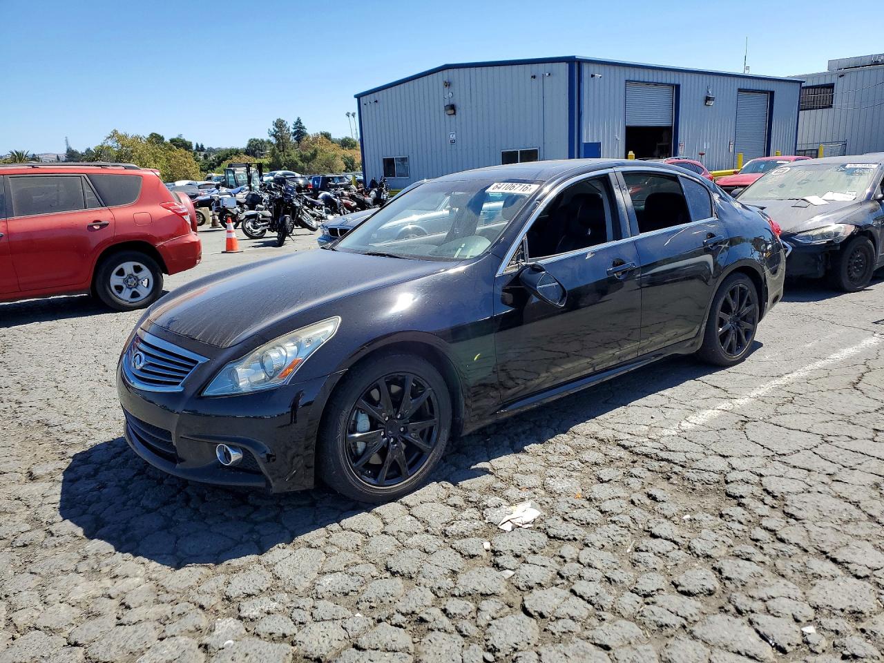 2010 Infiniti G37 Journey, VIN JN1CV6APXAM202970 — Rear end