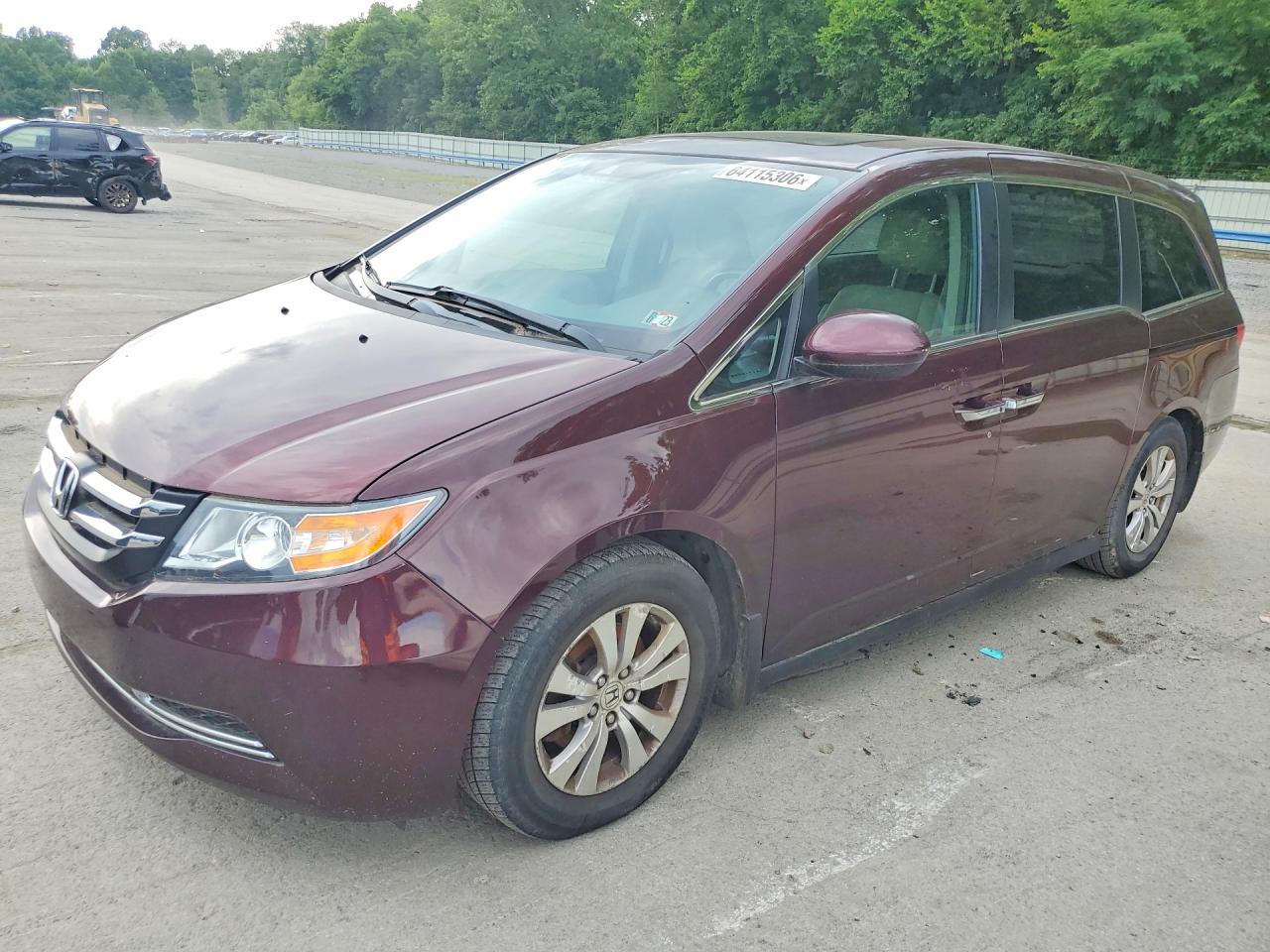 2014 Honda Odyssey EX-L, VIN 5FNRL5H66EB128692 — Side