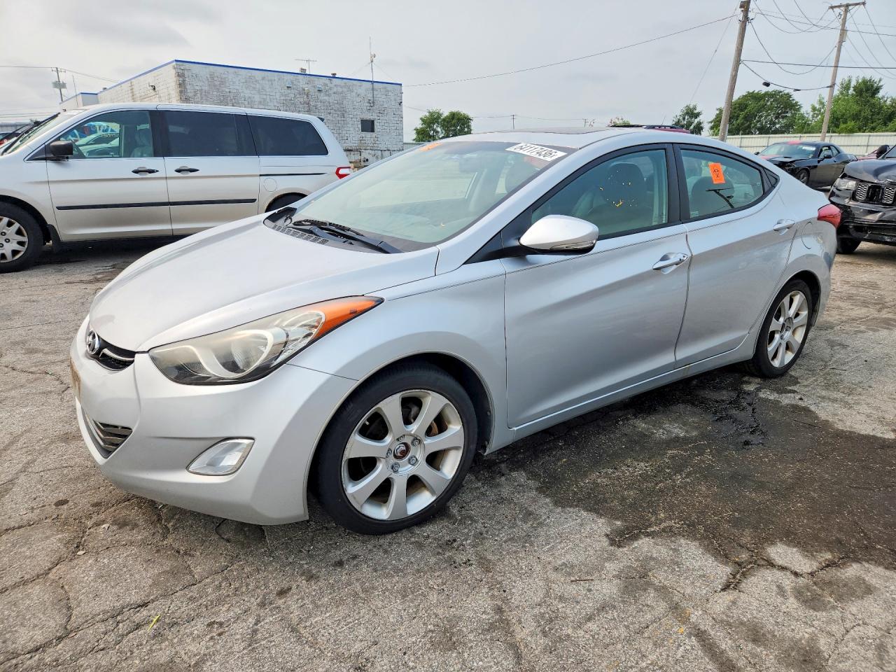 2012 Hyundai Elantra GLS, VIN KMHDH4AE5CU385320 — Minor dents and scratches