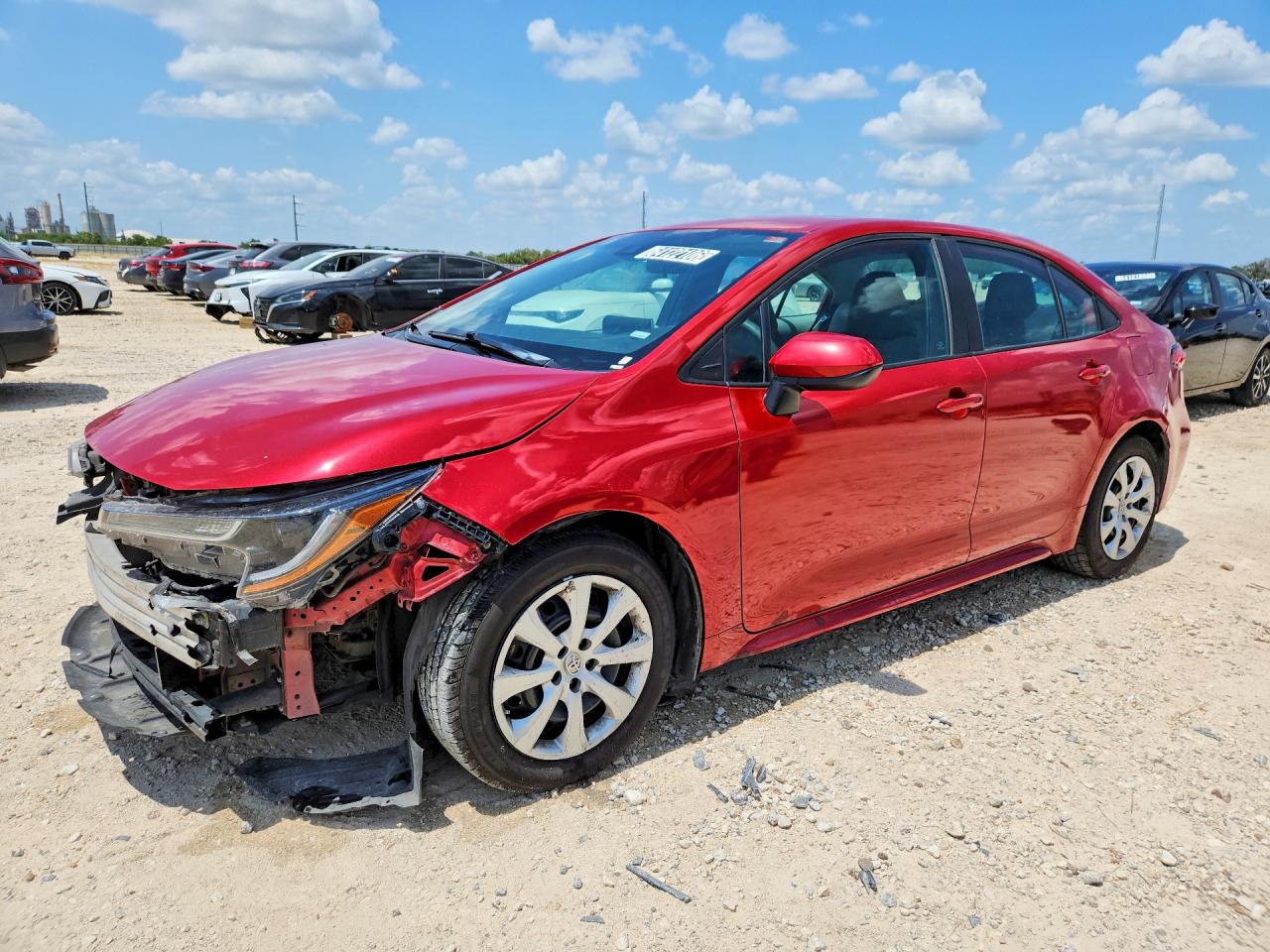 2021 Toyota Corolla LE, VIN 5YFEPMAE2MP188096 — Front end