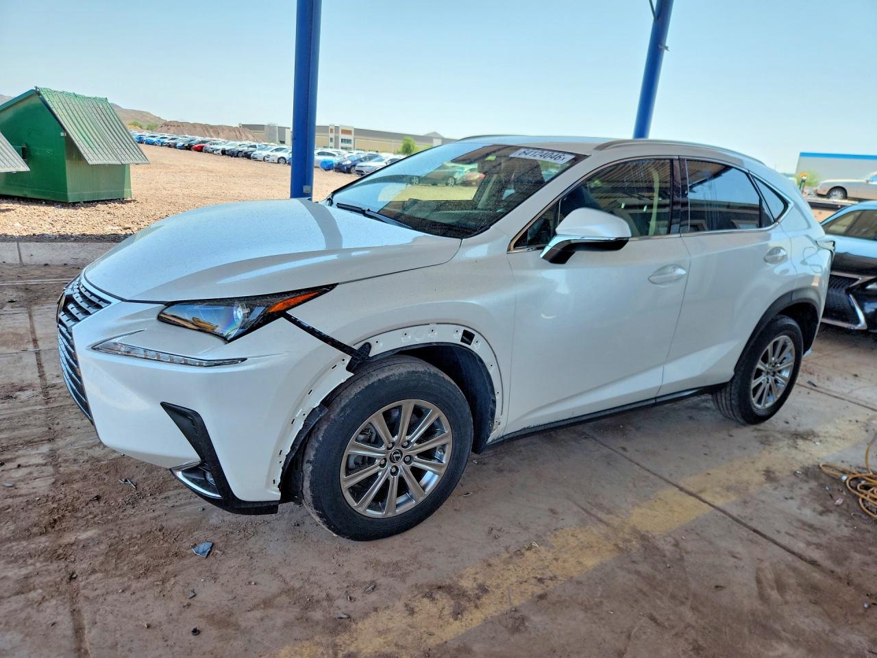 2021 Lexus NX 300, VIN JTJDARBZ2M5022330 — Front end