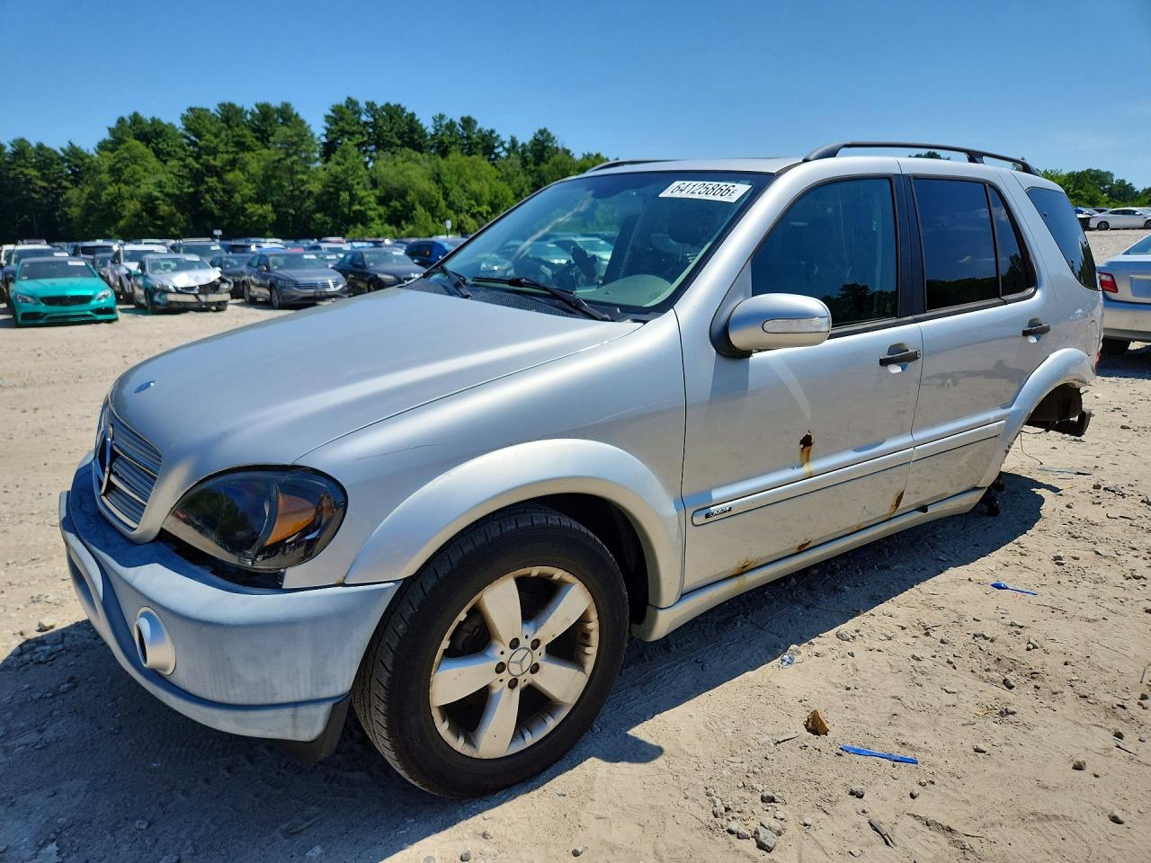 2002 Mercedes-Benz M 320/430/500, VIN 4JGAB54E72A343382 — Зад