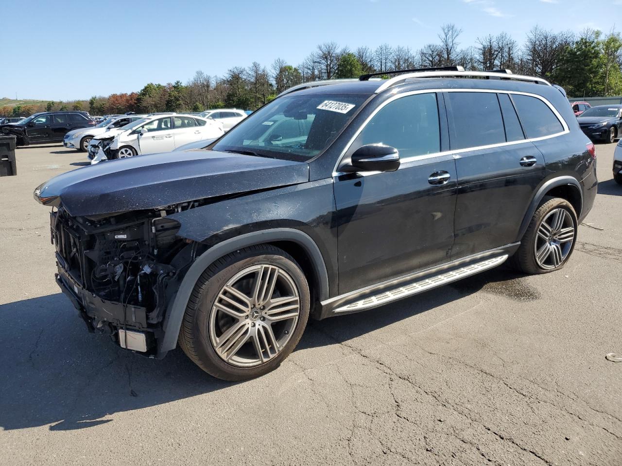 2020 Mercedes-Benz GLS 450, VIN 4JGFF5KE6LA292861 — Front end