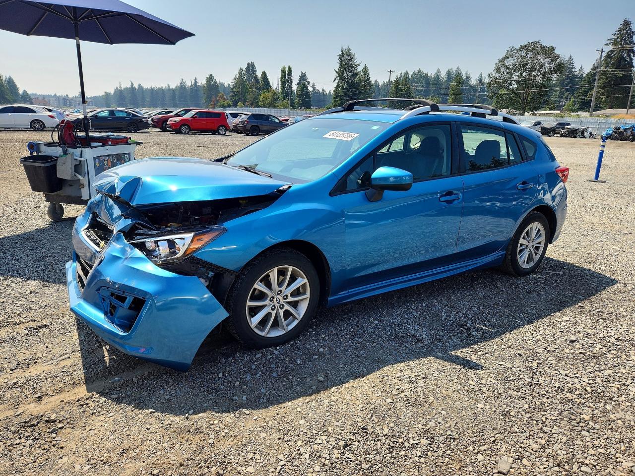 2017 Subaru Impreza Premium, VIN 4S3GTAB61H3745220 — Перед