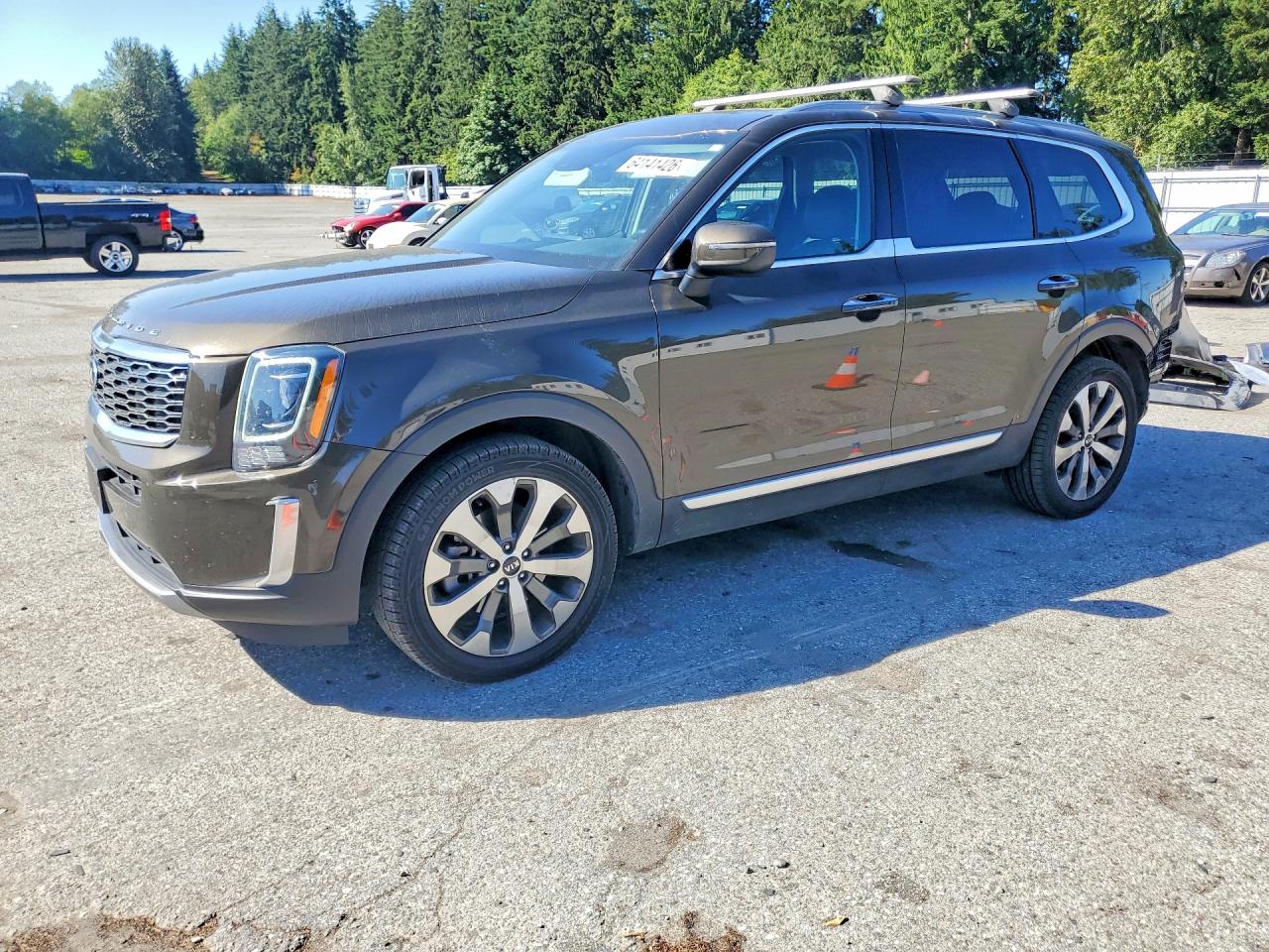 2021 Kia Telluride S, VIN 5XYP6DHC2MG137234 — Rear end