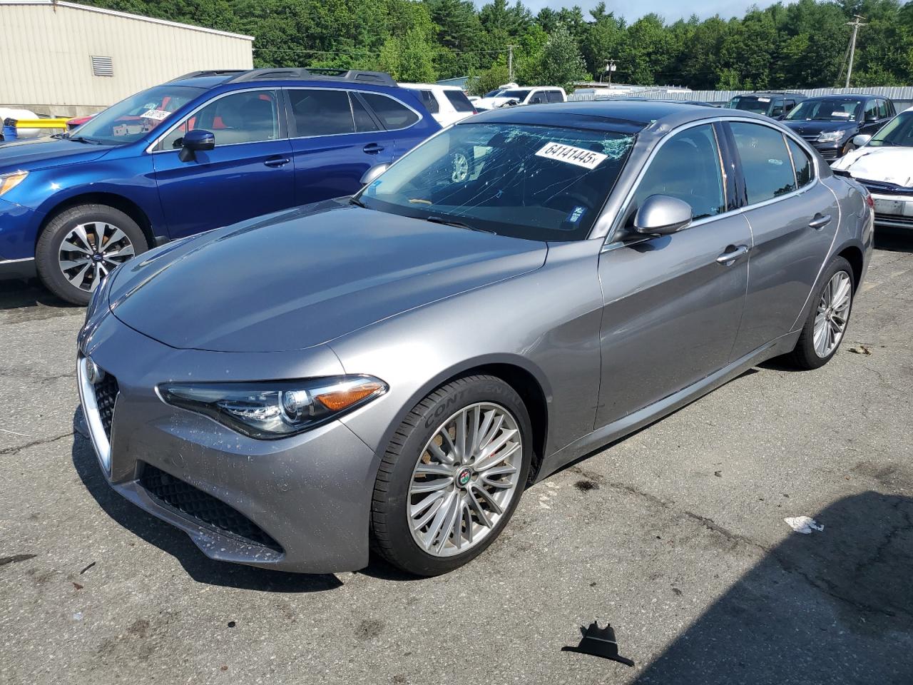 2019 Alfa Romeo Giulia Ti Sport, VIN ZARFANBN6K7605234 — Крыша