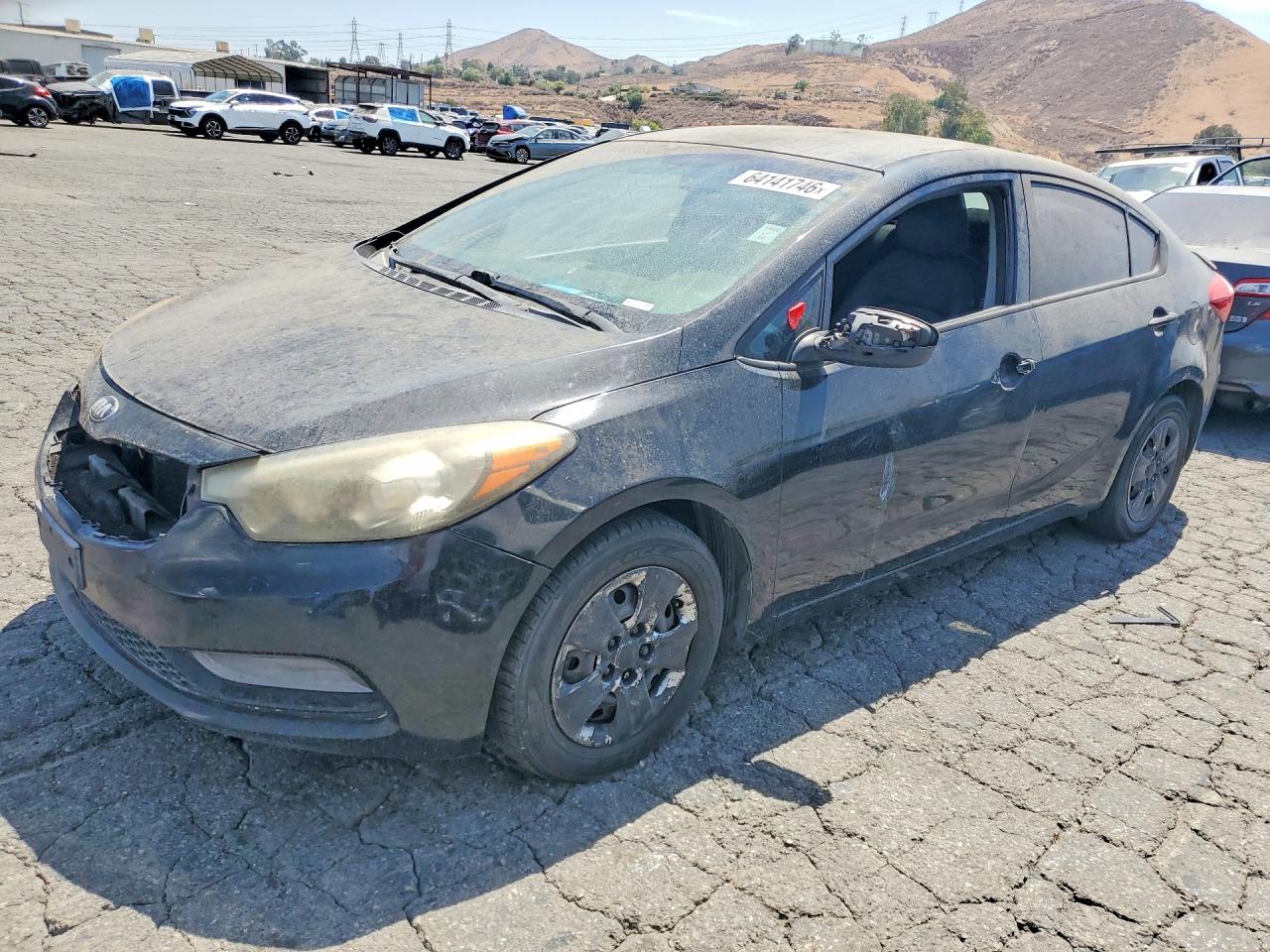 2014 Kia Forte LX, VIN KNAFK4A69E5226088 — Зад