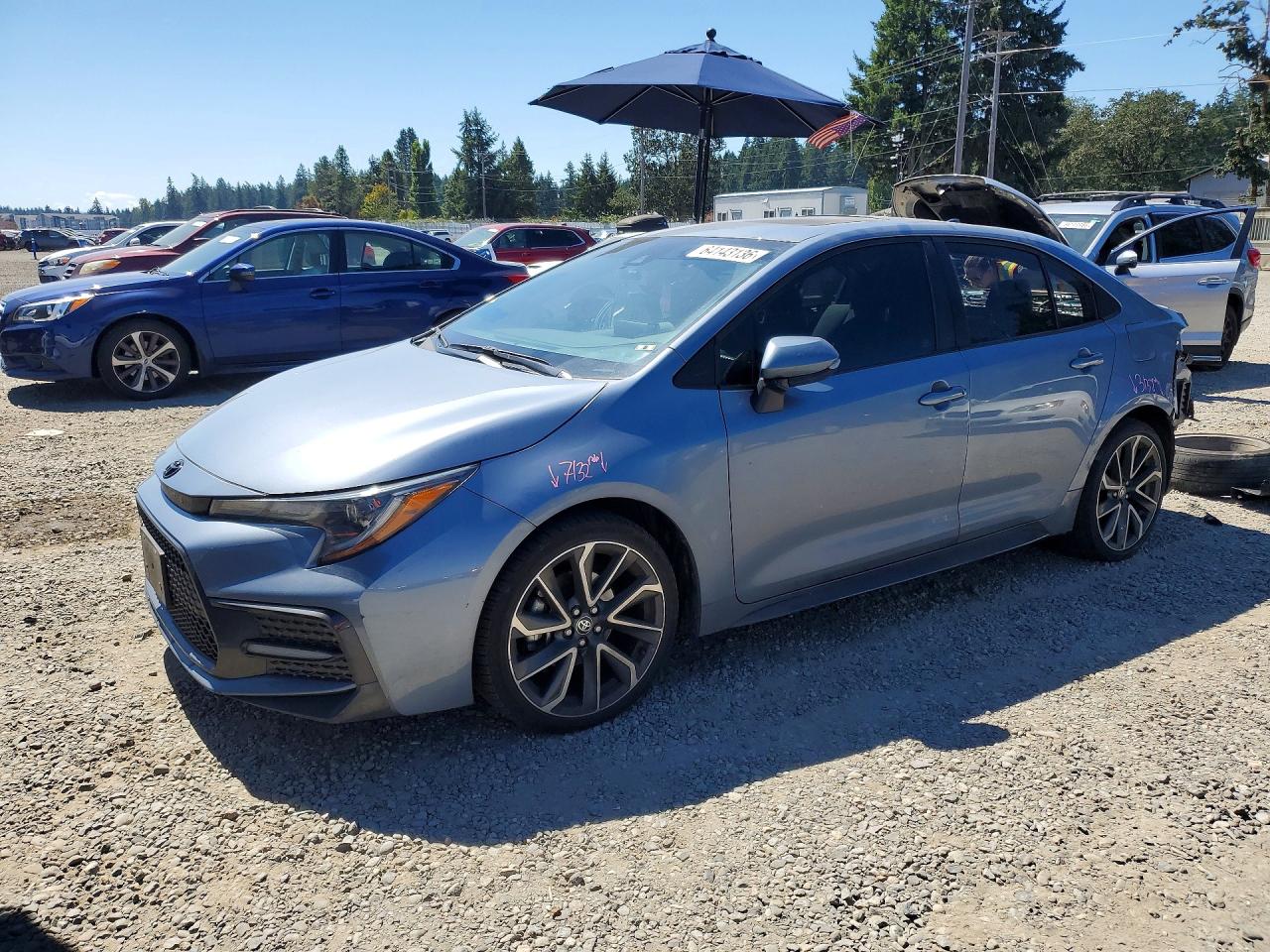 2022 Toyota Corolla SE, VIN 5YFP4MCE2NP139142 — Rear end