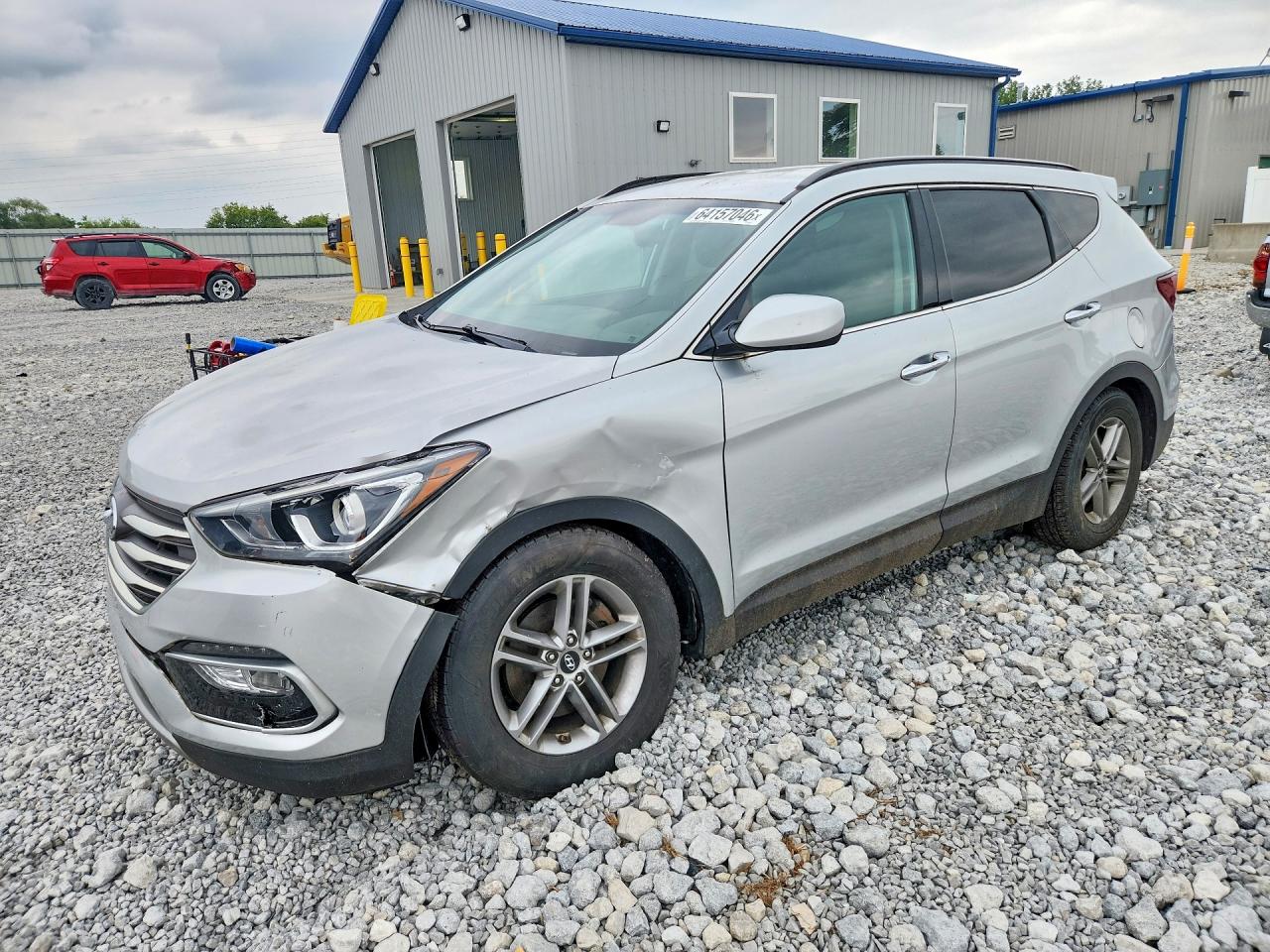2017 Hyundai Santa Fe 2.4L, VIN 5XYZUDLB0HG498237 — Перед