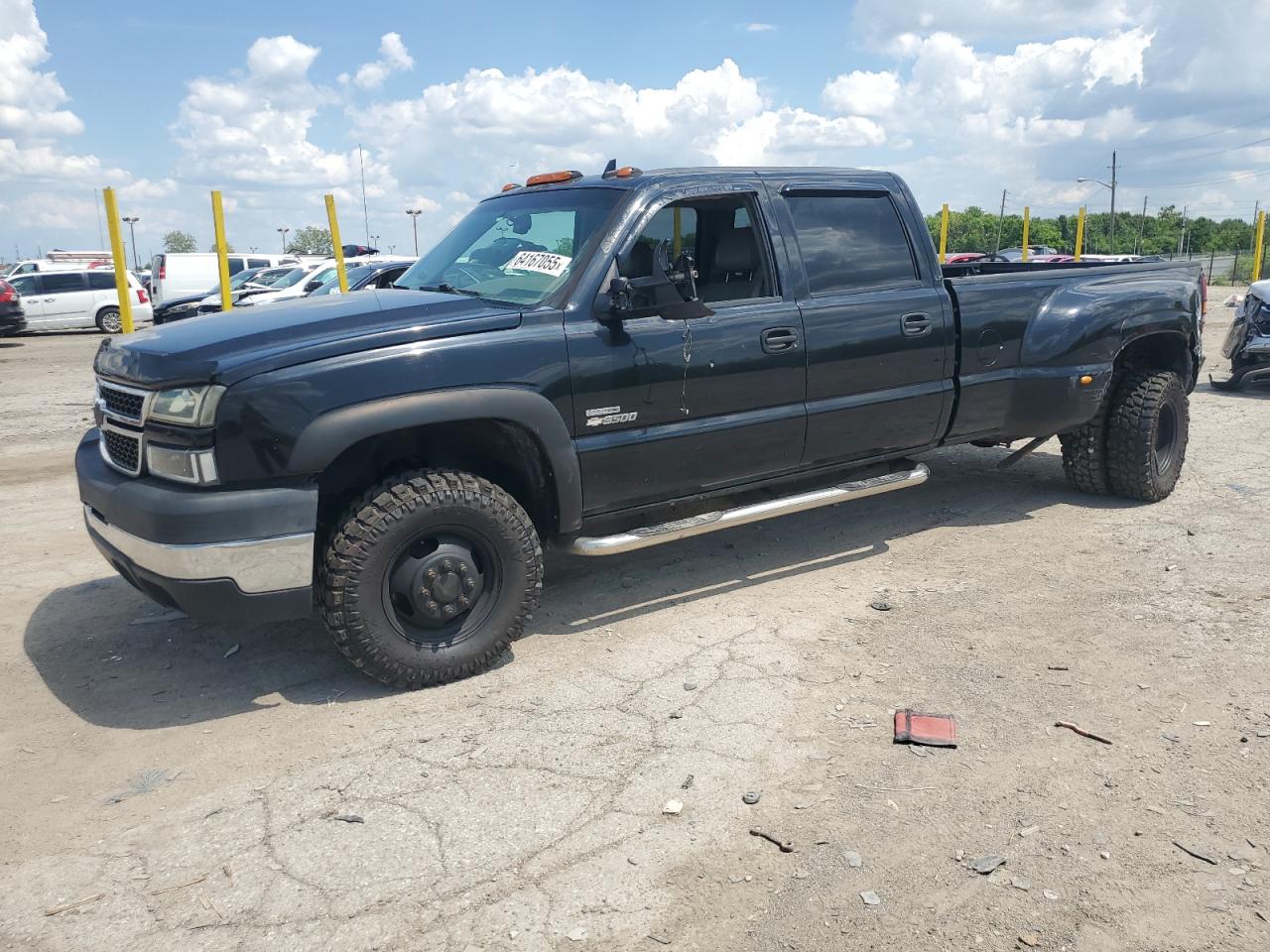 2007 Chevrolet Silverado 3500 DRW LT3, VIN 1GCJK33D97F182481 — Rear end