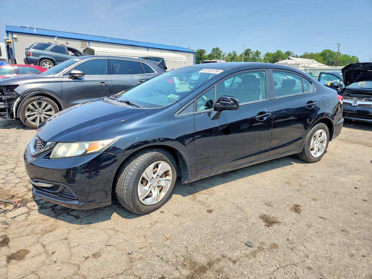 2014 Honda Civic LX, VIN 19XFB2F55EE251839 — Механическое