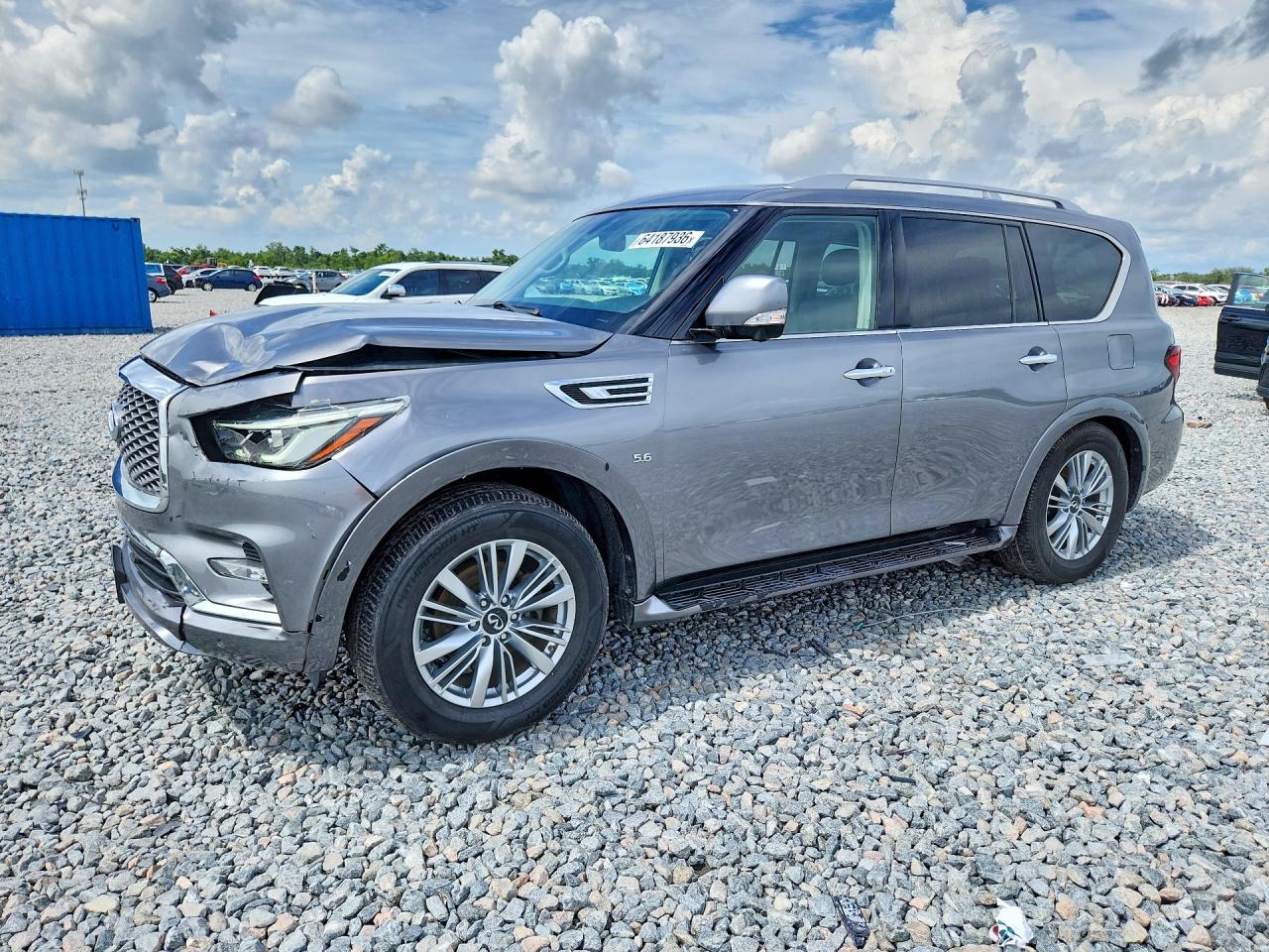 2019 Infiniti QX80 Luxe, VIN JN8AZ2NF4K9681981 — Front end