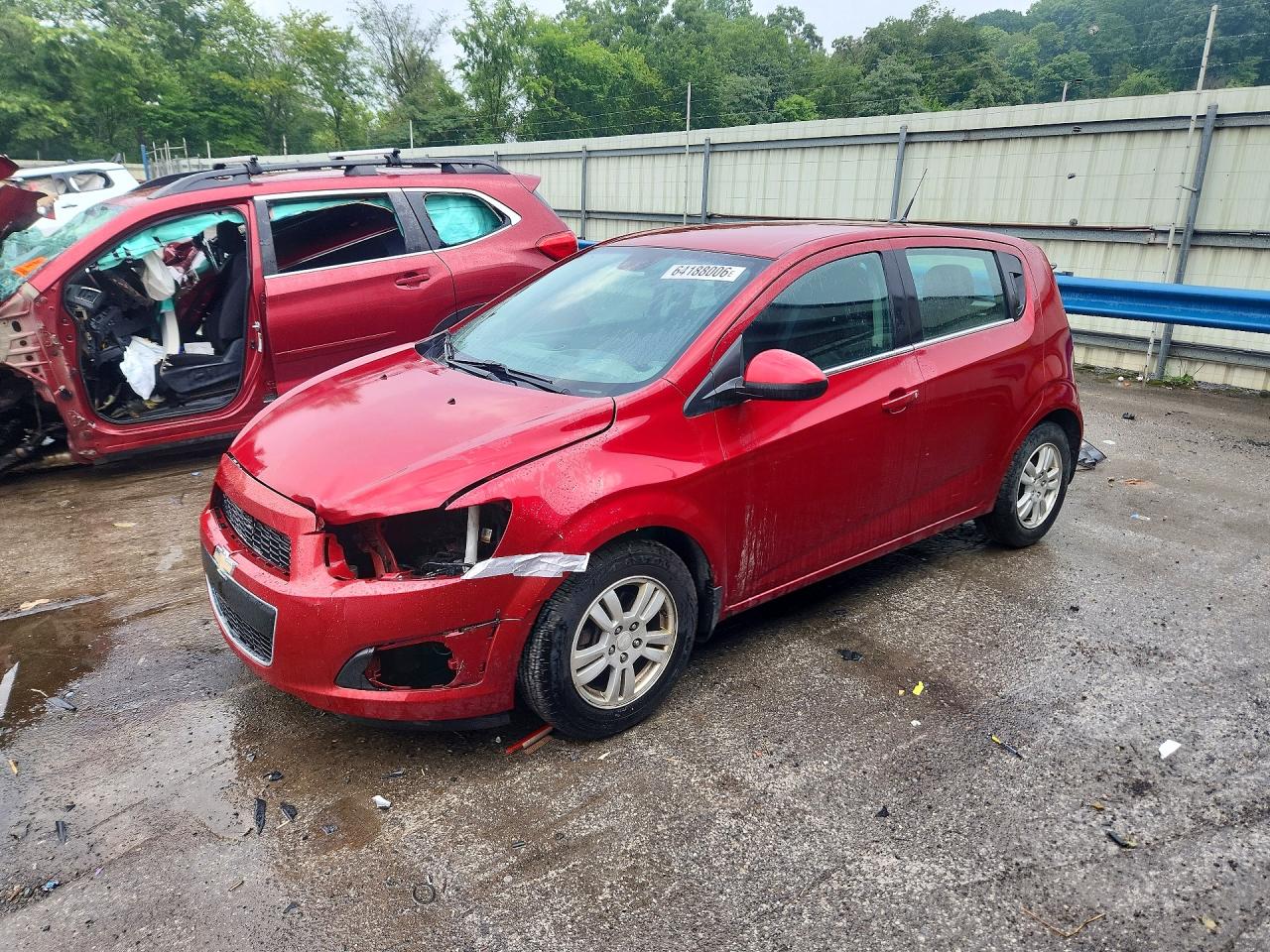 2013 Chevrolet Sonic LT, VIN 1G1JC6SG6D4128629 — Front end