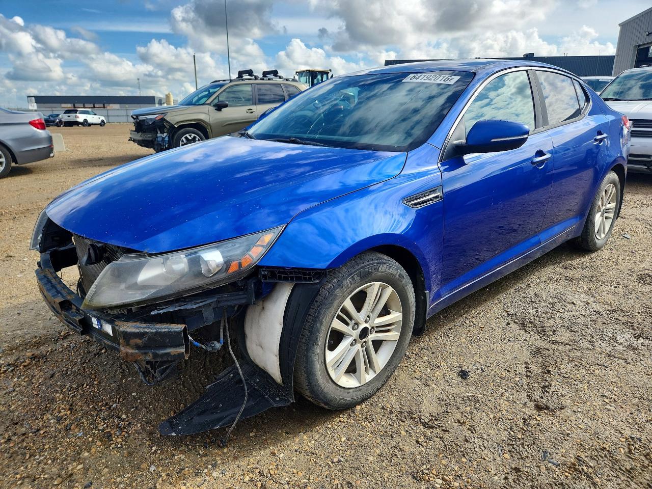 2012 Kia Optima LX, VIN KNAGM4A70C5282571 — Front end