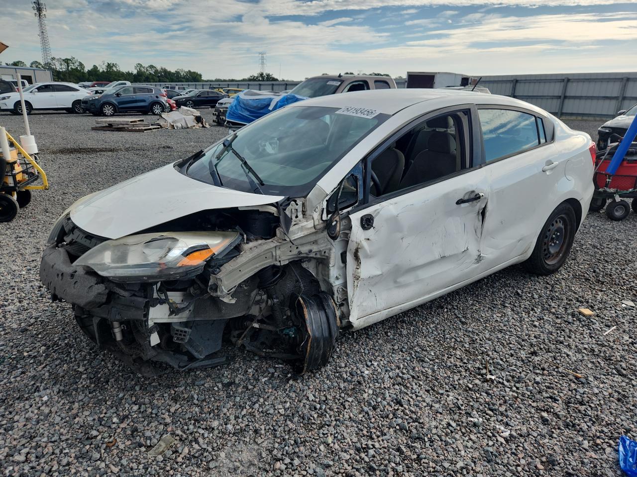 2016 Kia Rio LX, VIN KNADM4A36G6540771 — Перед