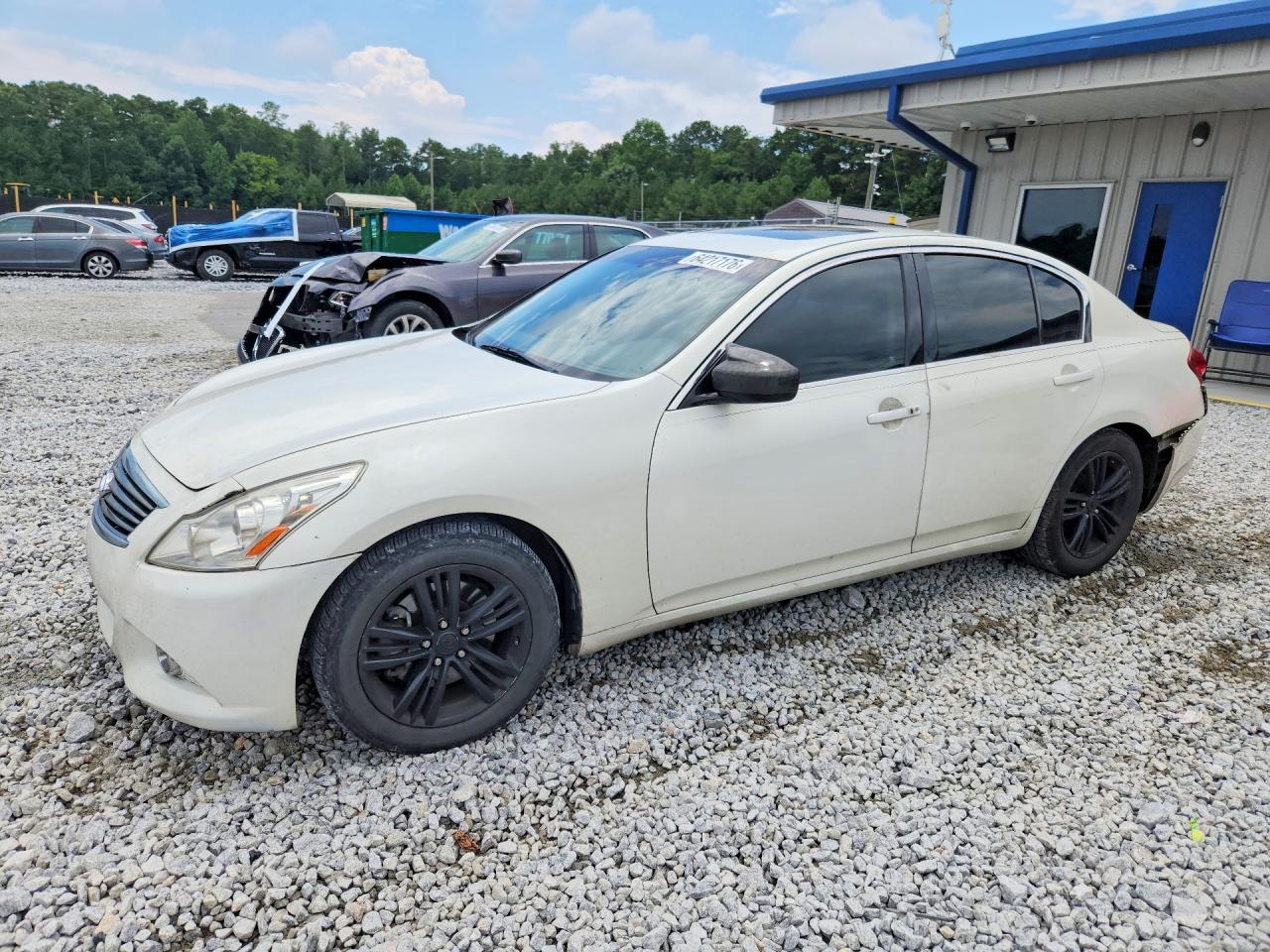 2012 Infiniti G37 Journey, VIN JN1CV6AP1CM628419 — Зад