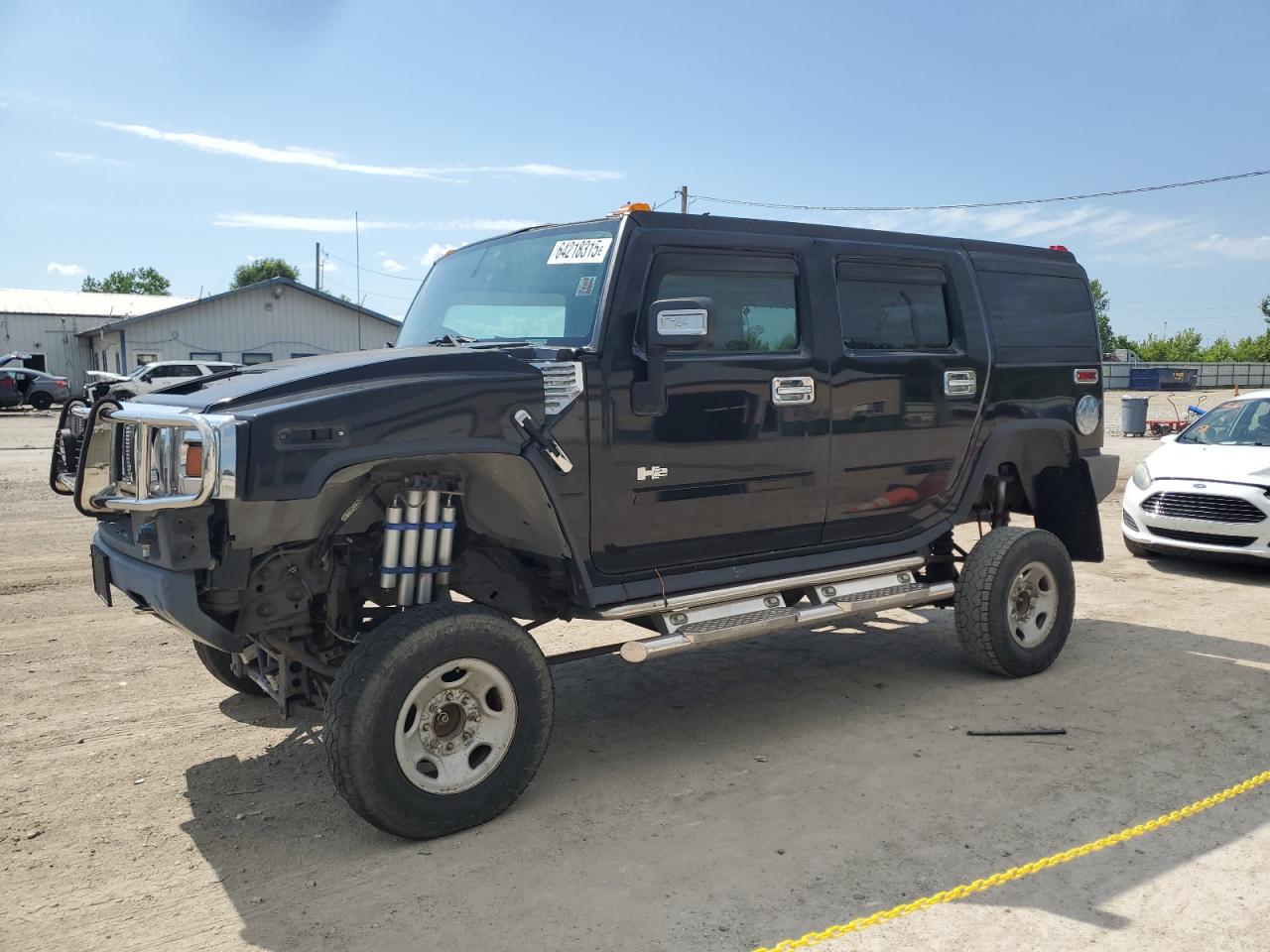 2006 Hummer H2, VIN 5GRGN23U76H118260 — Vandalism