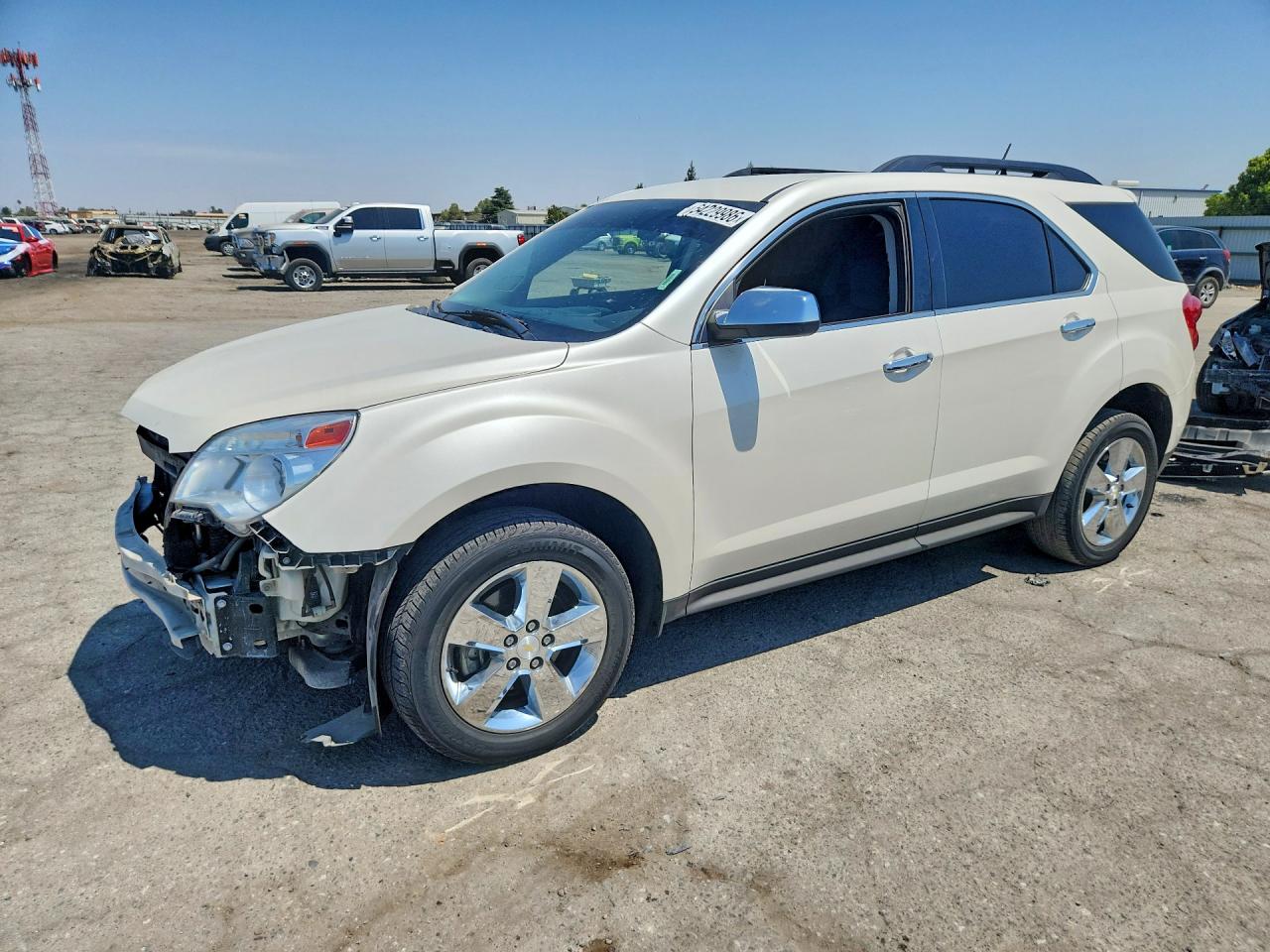 2015 Chevrolet Equinox LT, VIN 1GNALBEK9FZ124359 — Front end