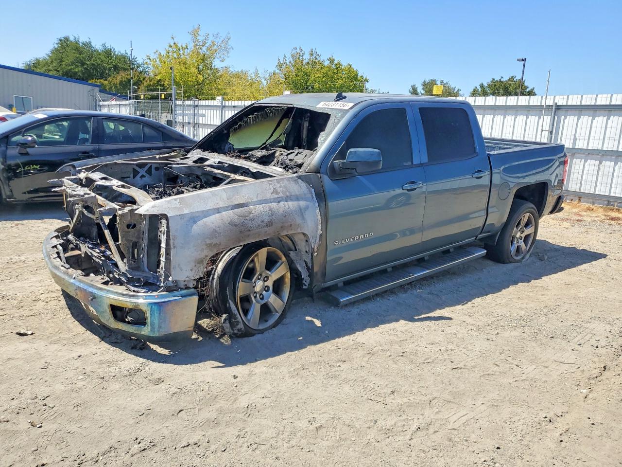 2014 Chevrolet Silverado 1500 LT, VIN 3GCPCREC7EG367266 — Burn