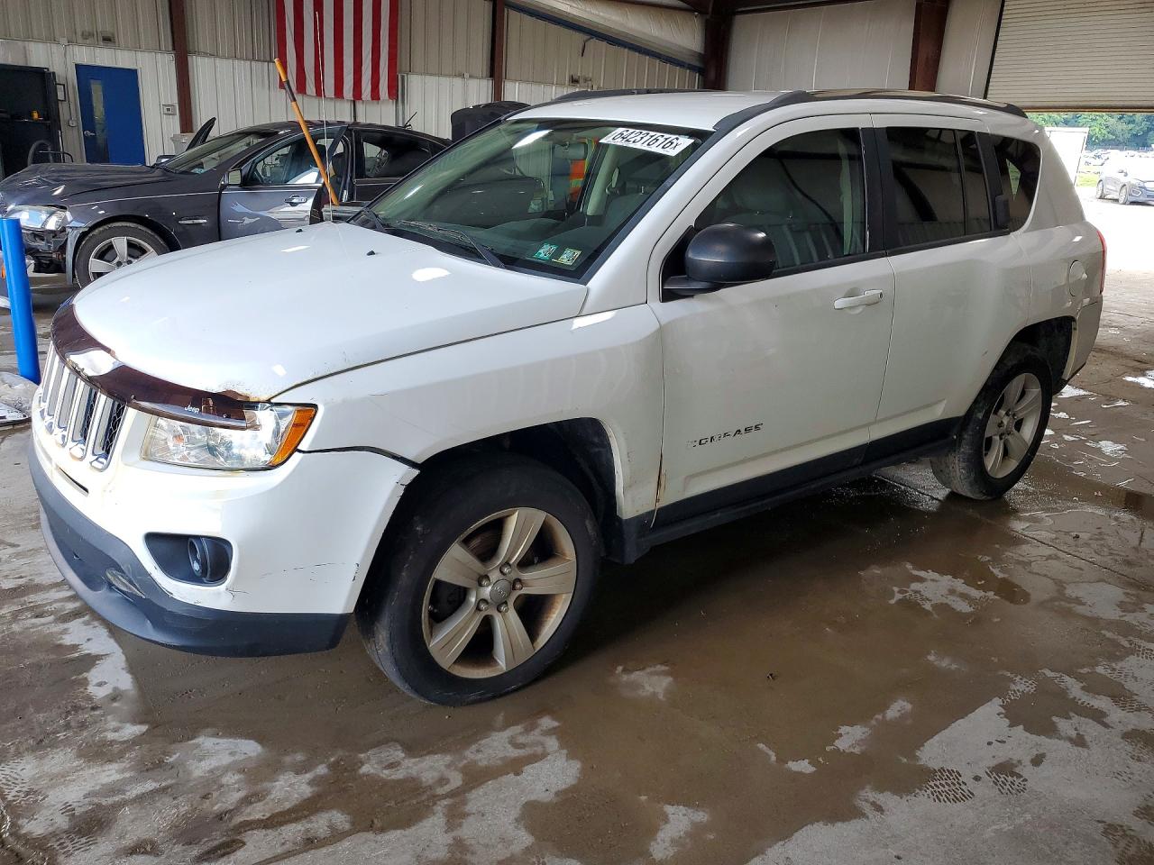 2012 Jeep Compass Latitude, VIN 1C4NJDEB1CD625945 — Front end