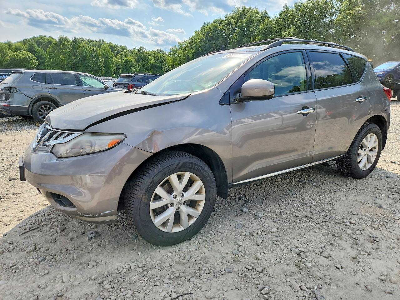 2012 Nissan Murano SL, VIN JN8AZ1MW9CW232729 — Front end
