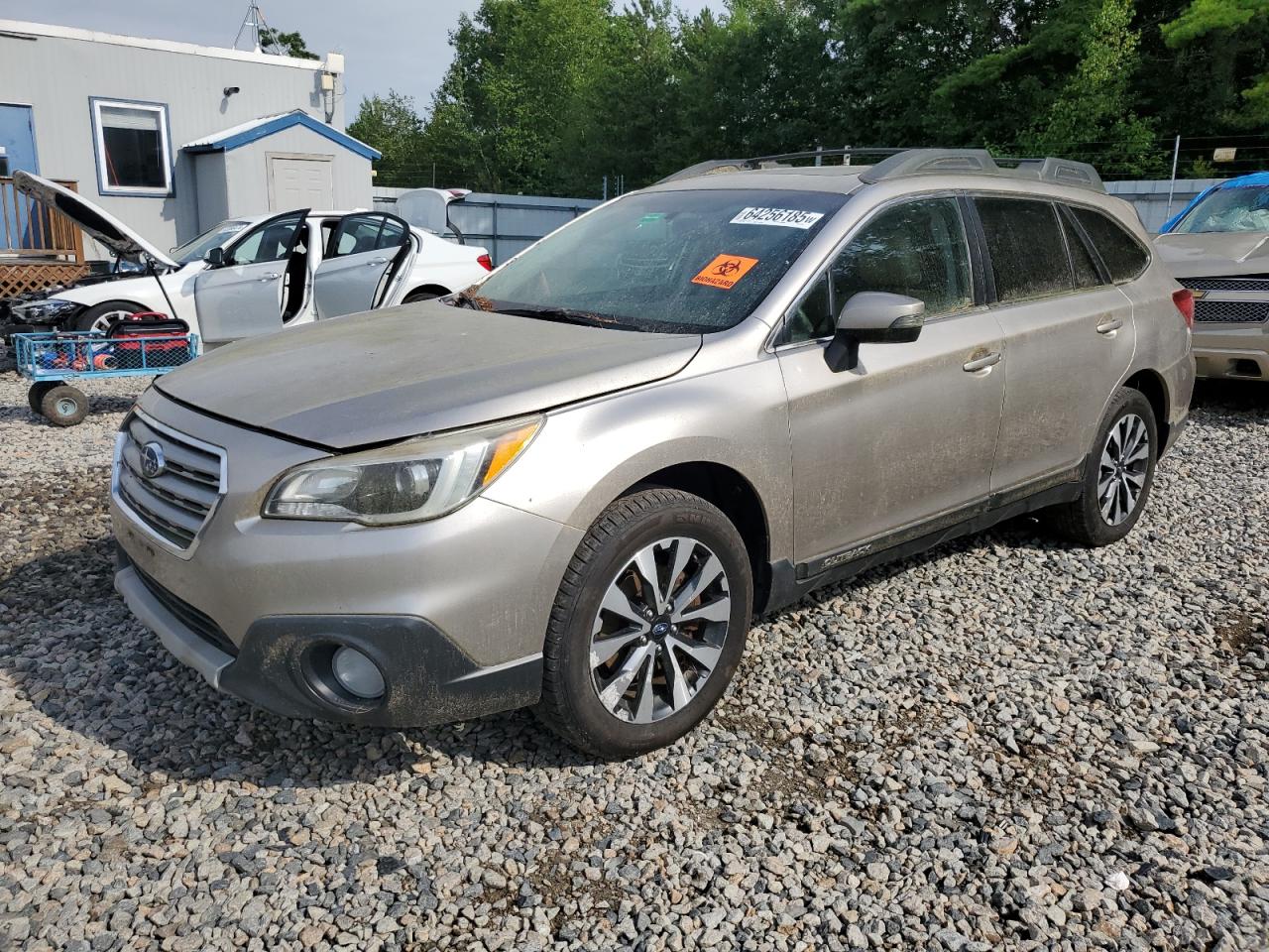 2015 Subaru Outback Limited, VIN 4S4BSALC9F3260138 — Biohazard / chemical