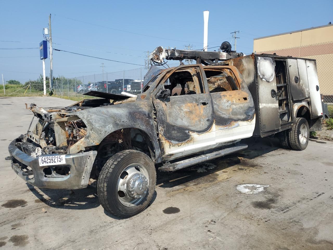 2020 Ram 5500 Tradesman, VIN 3C7WRNFL8LG202490 — Burn