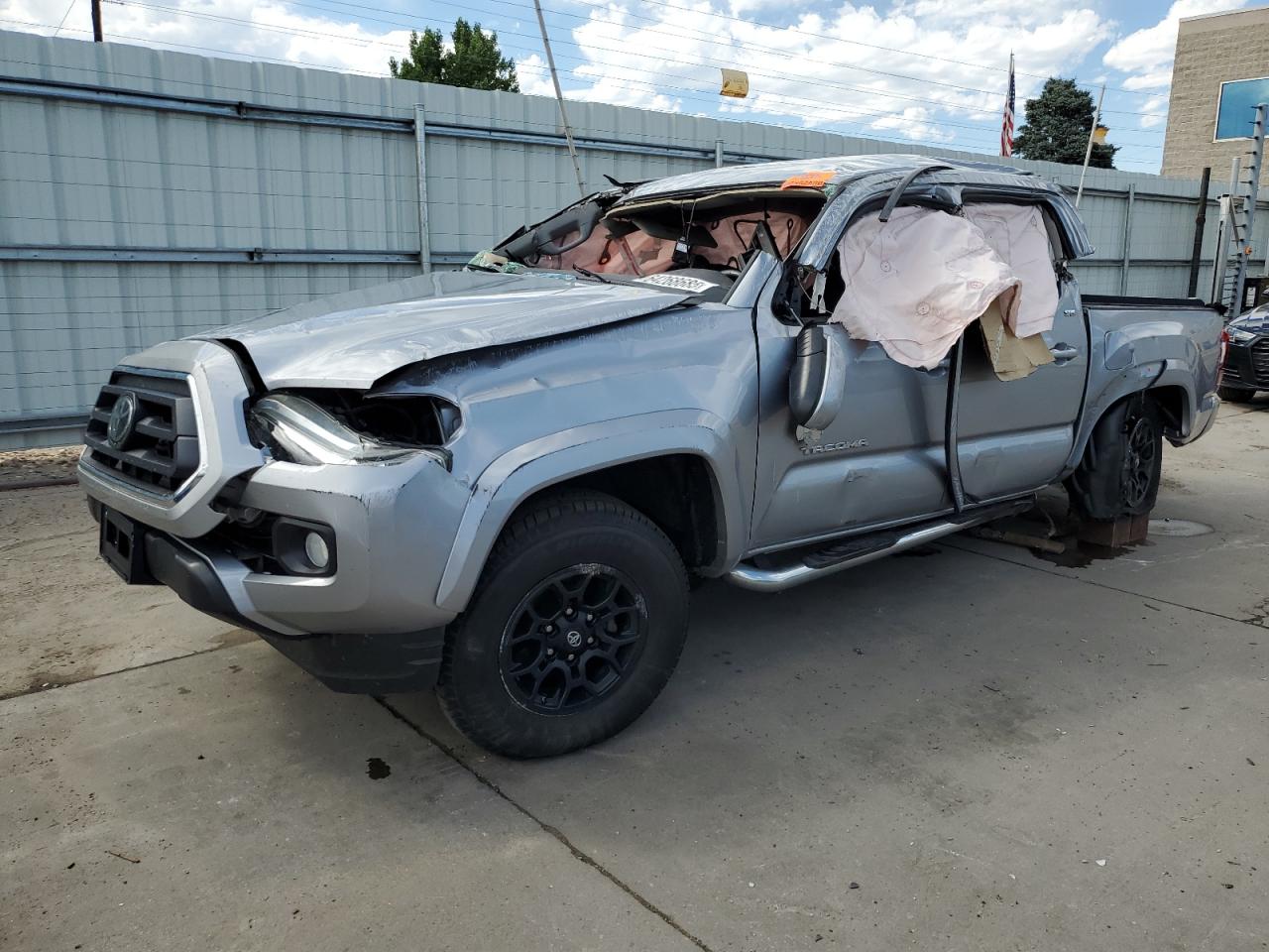 2021 Toyota Tacoma SR, VIN 3TMCZ5AN5MM382605 — Rollover