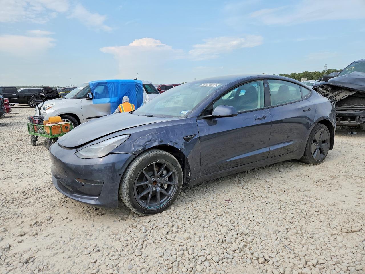 2023 Tesla Model 3, VIN 5YJ3E1EA4PF683578 — Front end