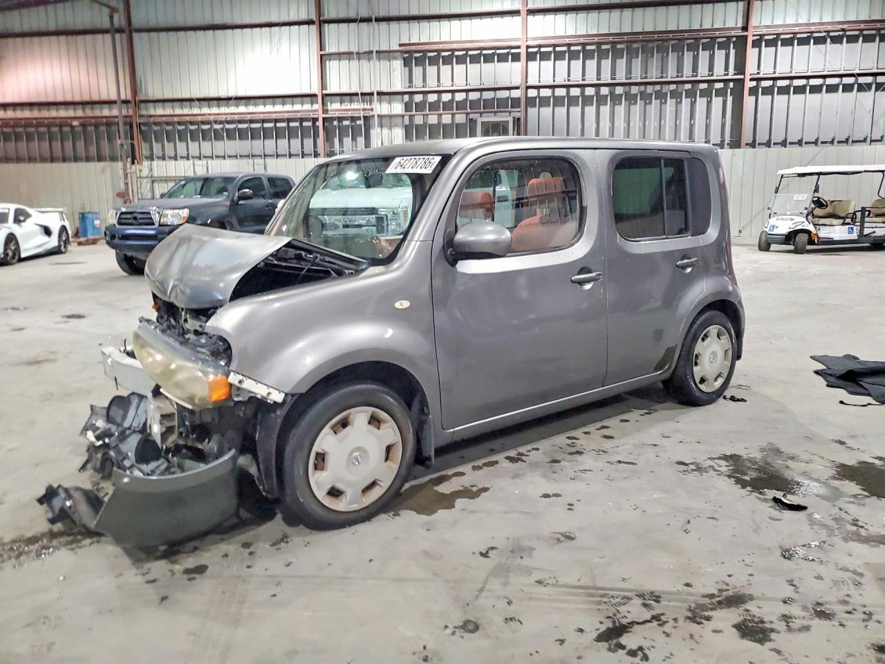 2014 Nissan Cube S, VIN JN8AZ2KR7ET352827 — Front end